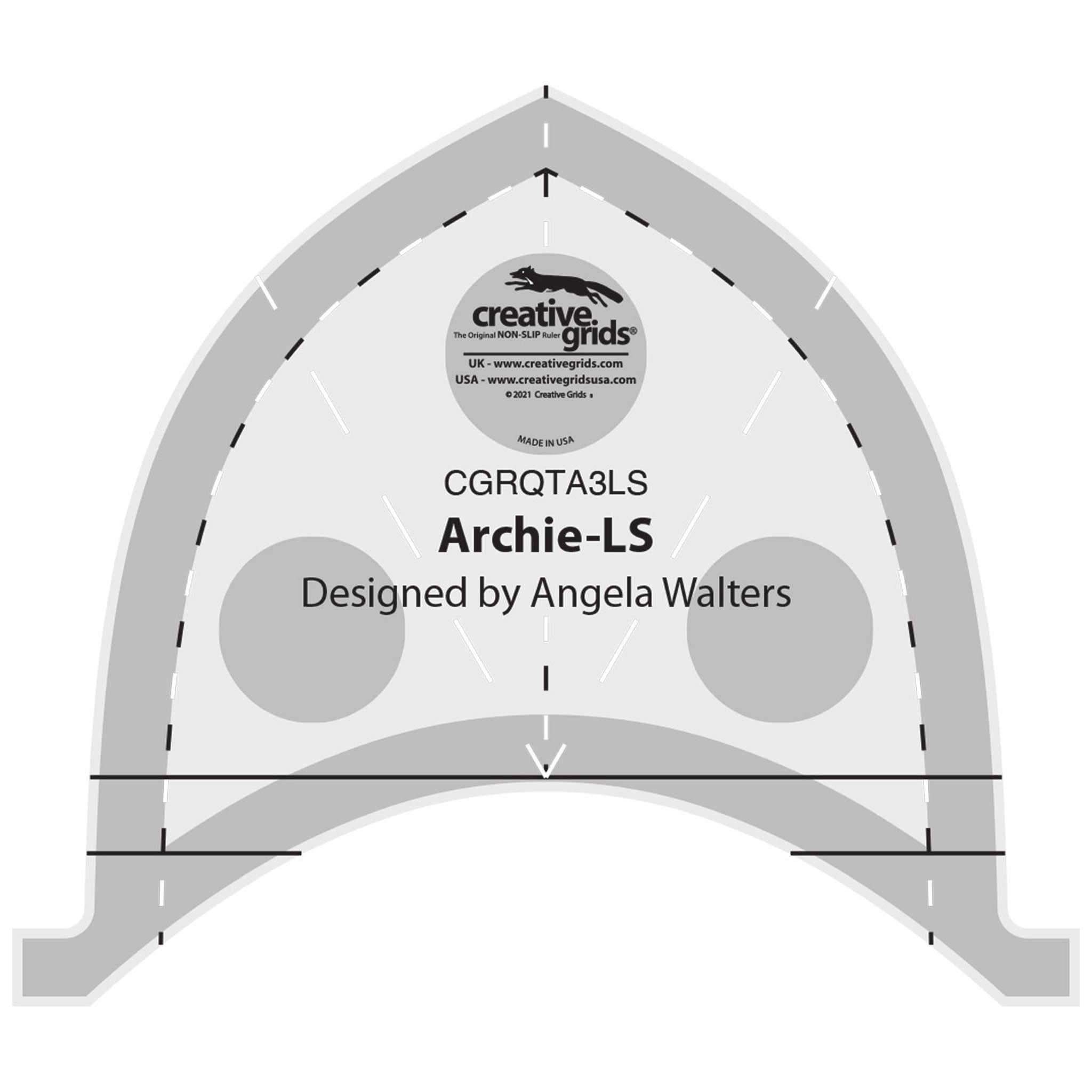 Creative Grids Low Shank Machine Quilting Tool - ARCHIE (CGRQTA3LS)