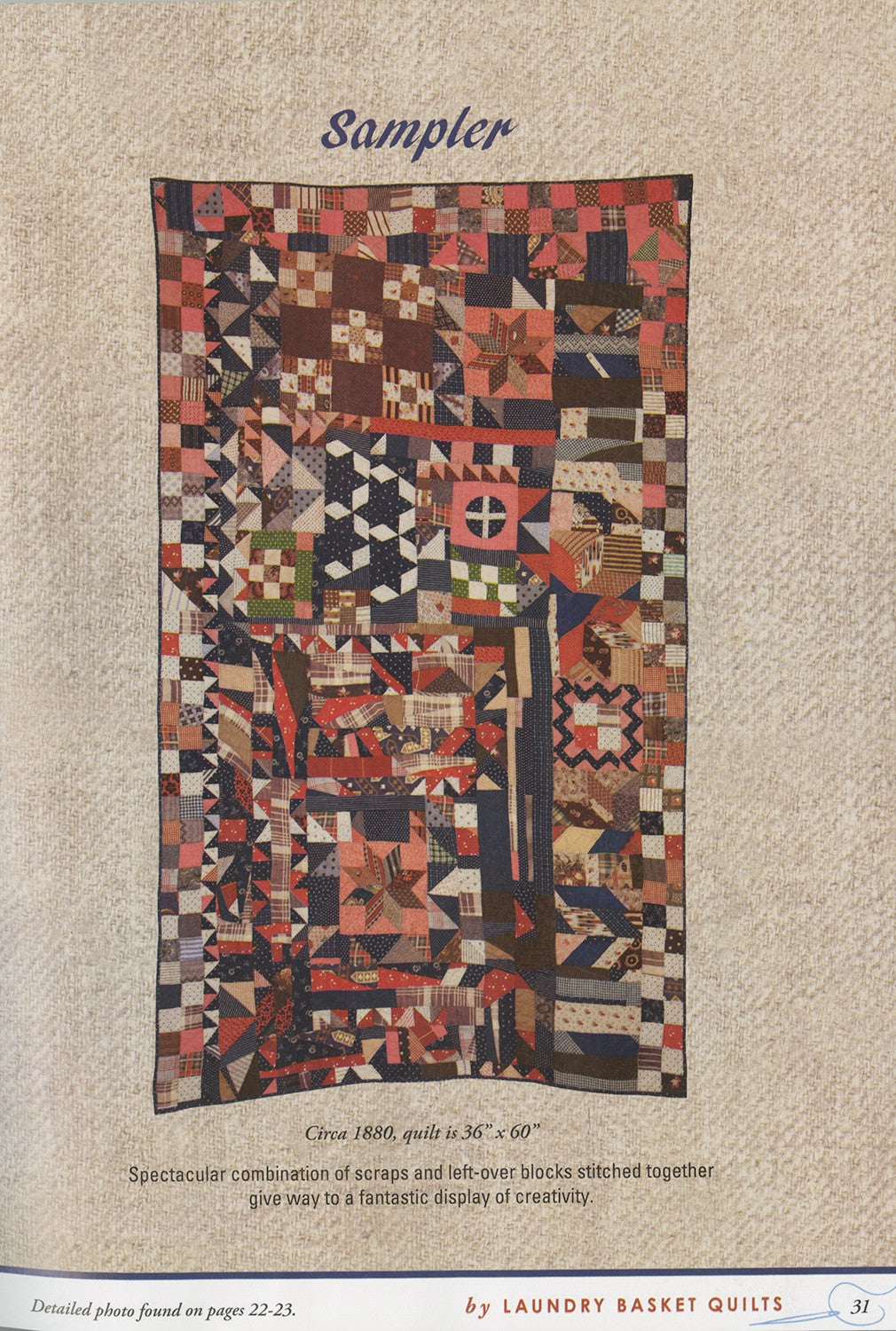 Little Handfuls Of Scraps Quilt Book by Edyta Sitar of Laundry Basket Quilts - Dings & Dents