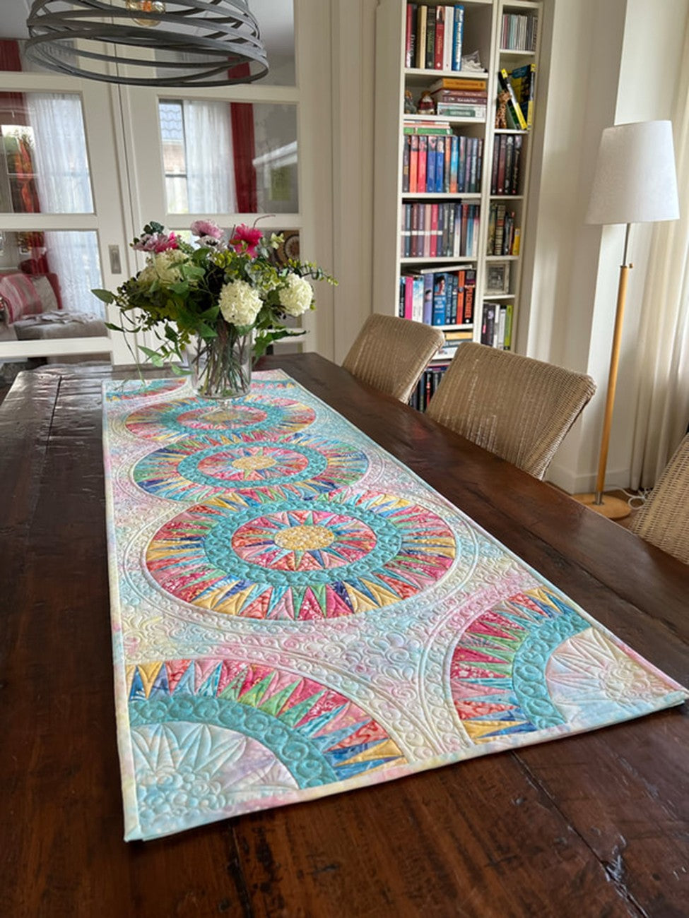 The Four Seasons Table Runner Spring Quilt Pattern by Jacqueline De Jonge of Becolourful