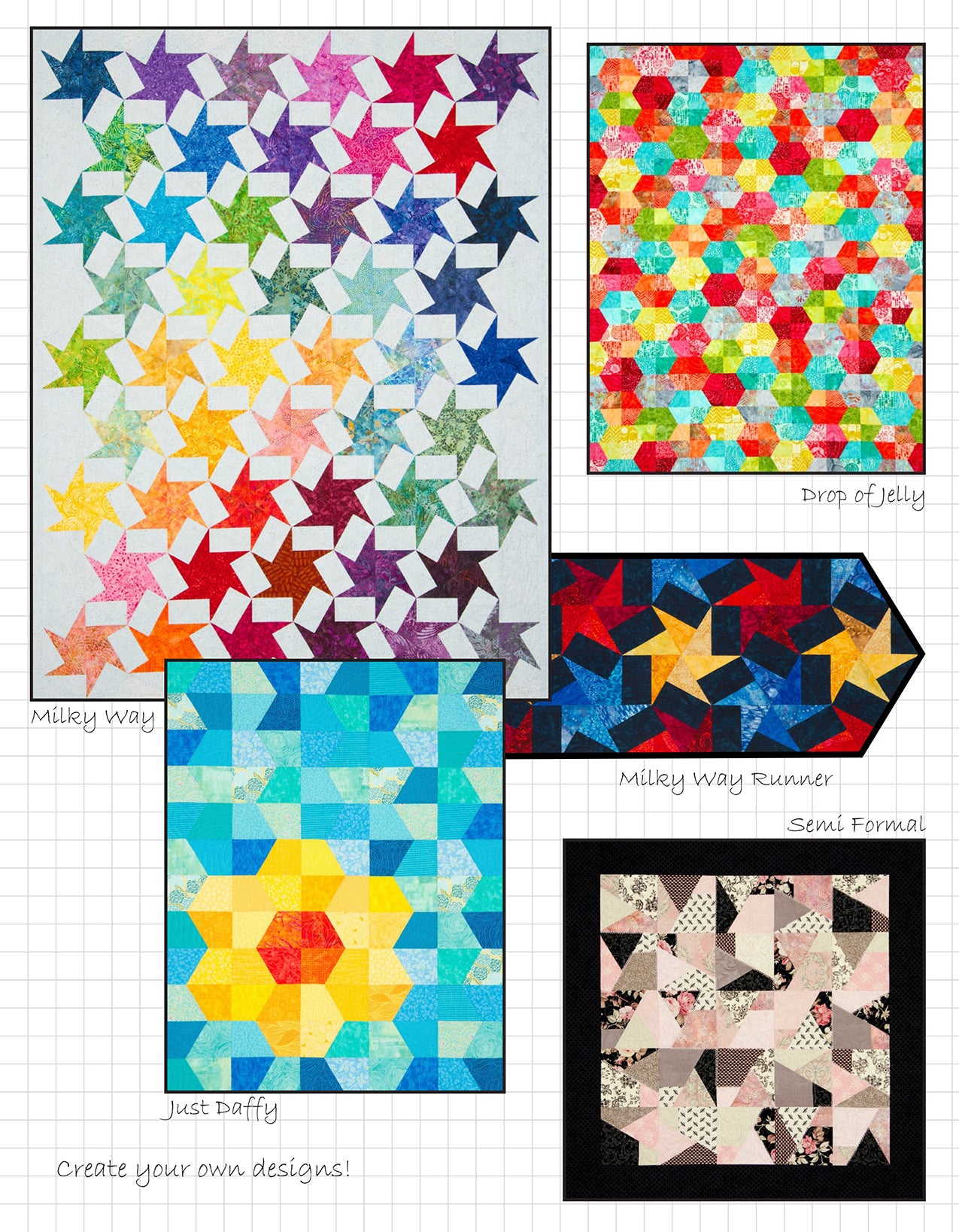 Scrap Crazy 6-Inch Quilt Pattern Book by Karen Montgomery of The Quilt Company