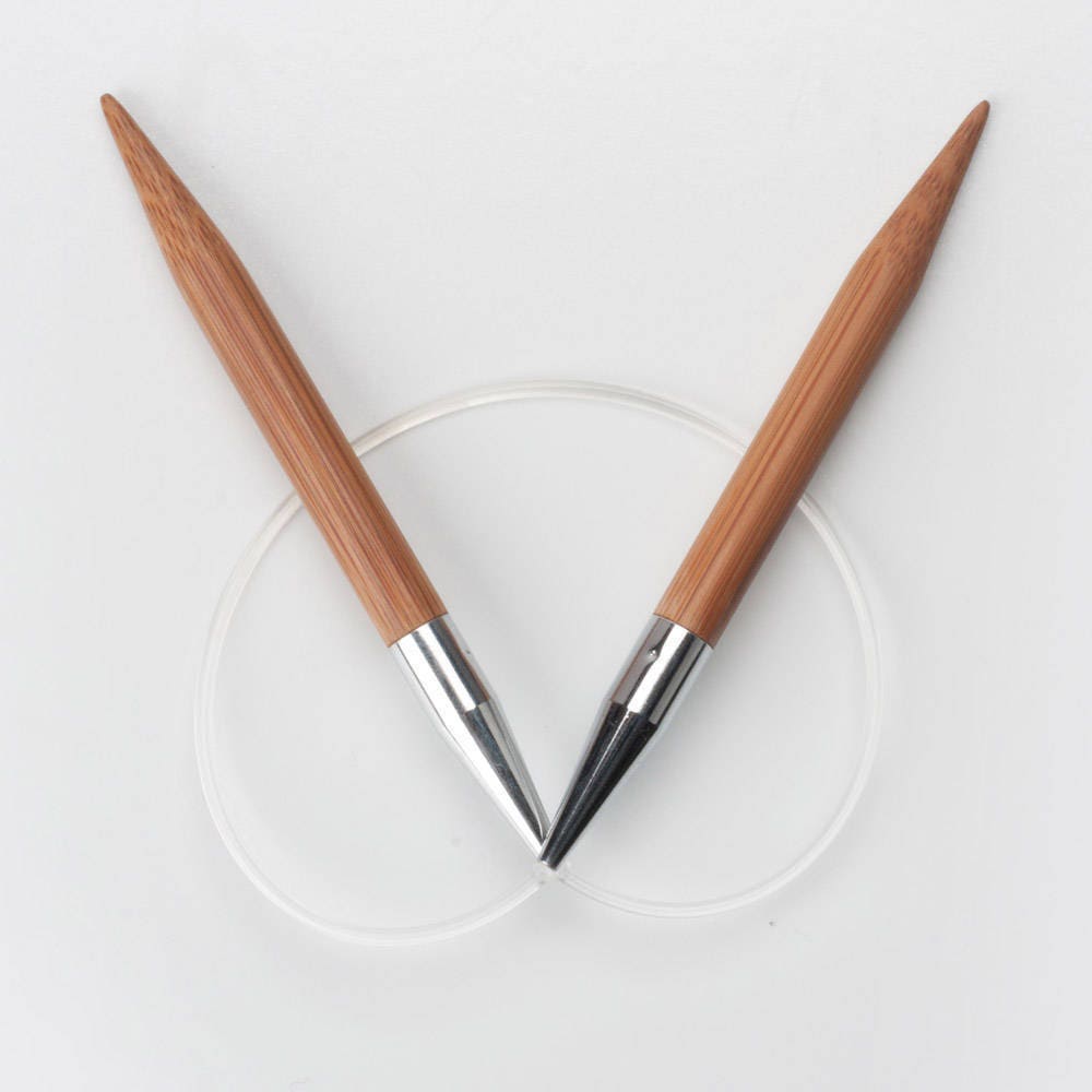 ChiaoGoo 24 Inch Bamboo and Wood Circular Knitting Needles (Tip Sizes US- to US-5)