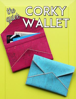 Quick Corky Wallet Sewing Pattern by Sassafras Lane Designs