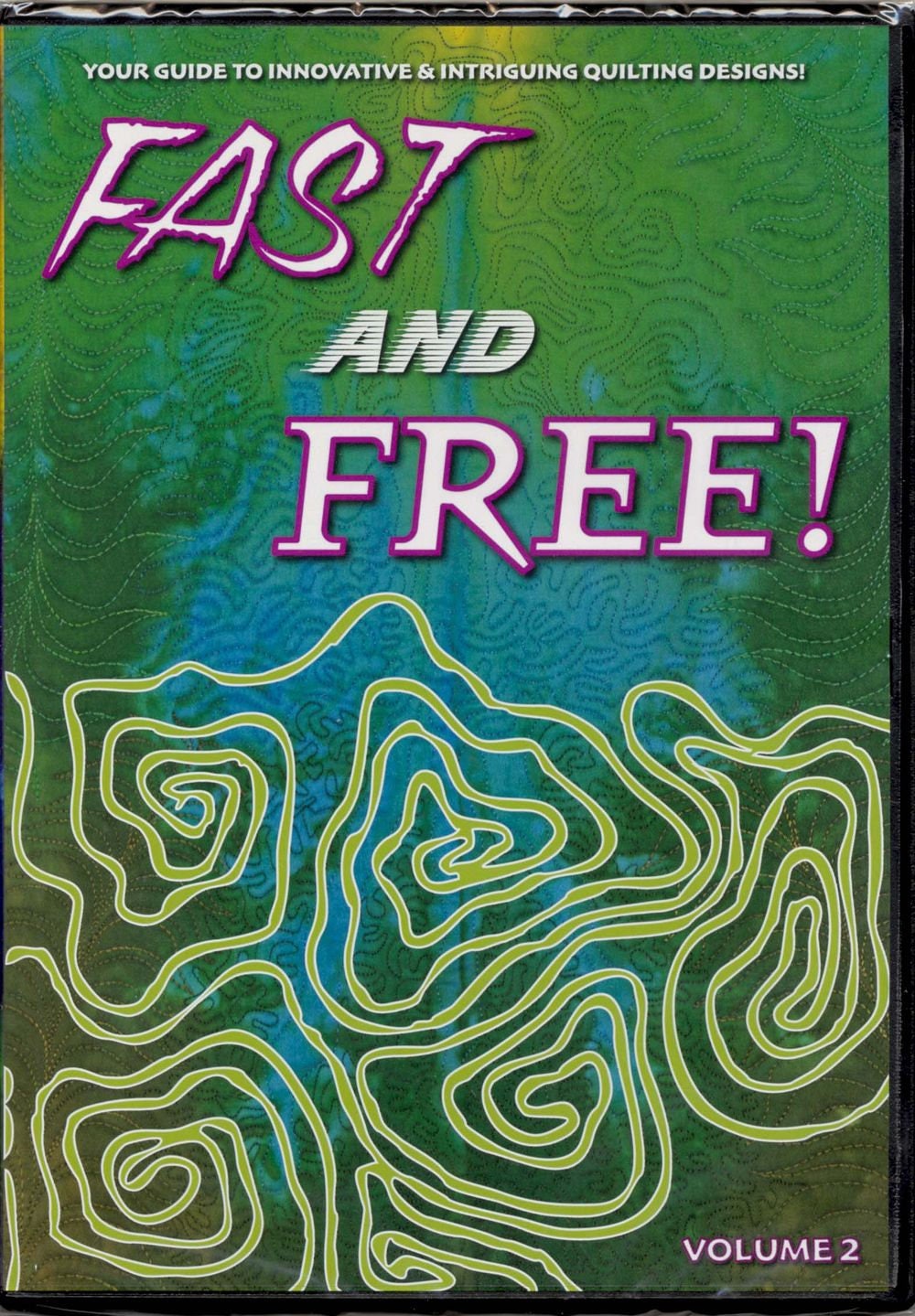 Fast And Free Volume 2 Machine Quilting Video on DVD with Patsy Thompson for Patsy Thompson Designs