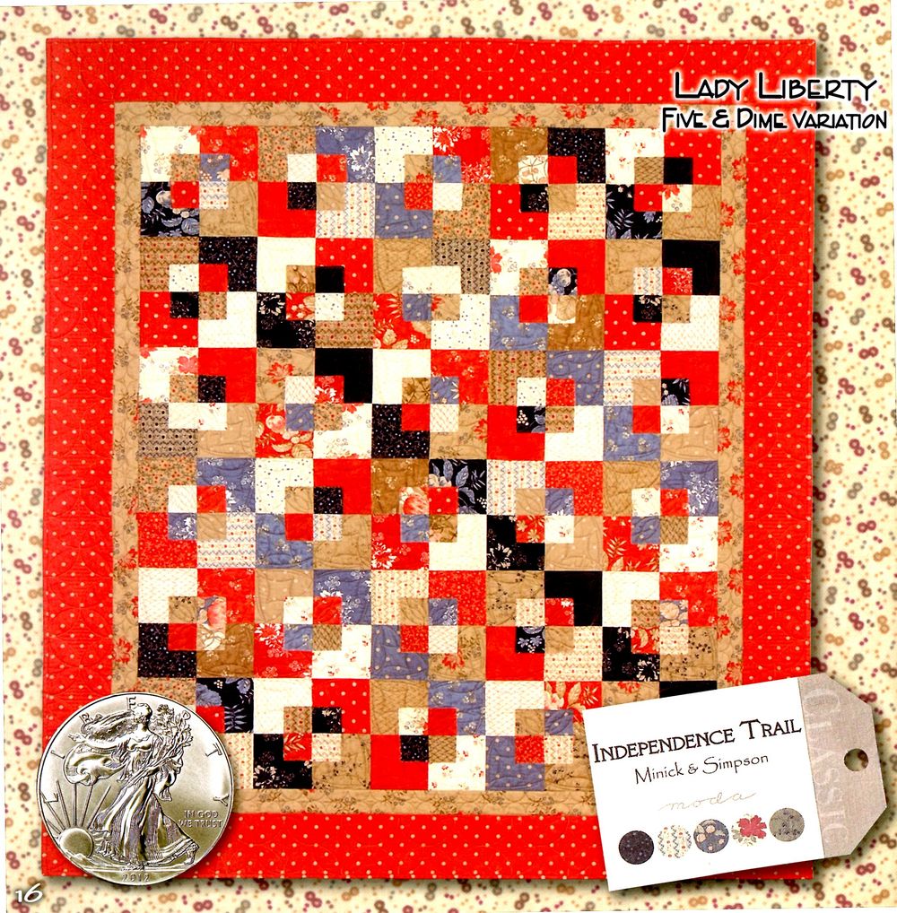 Loose Change Quilt Pattern Book by Lynne Hagmeier for Kansas Troubles Quilters