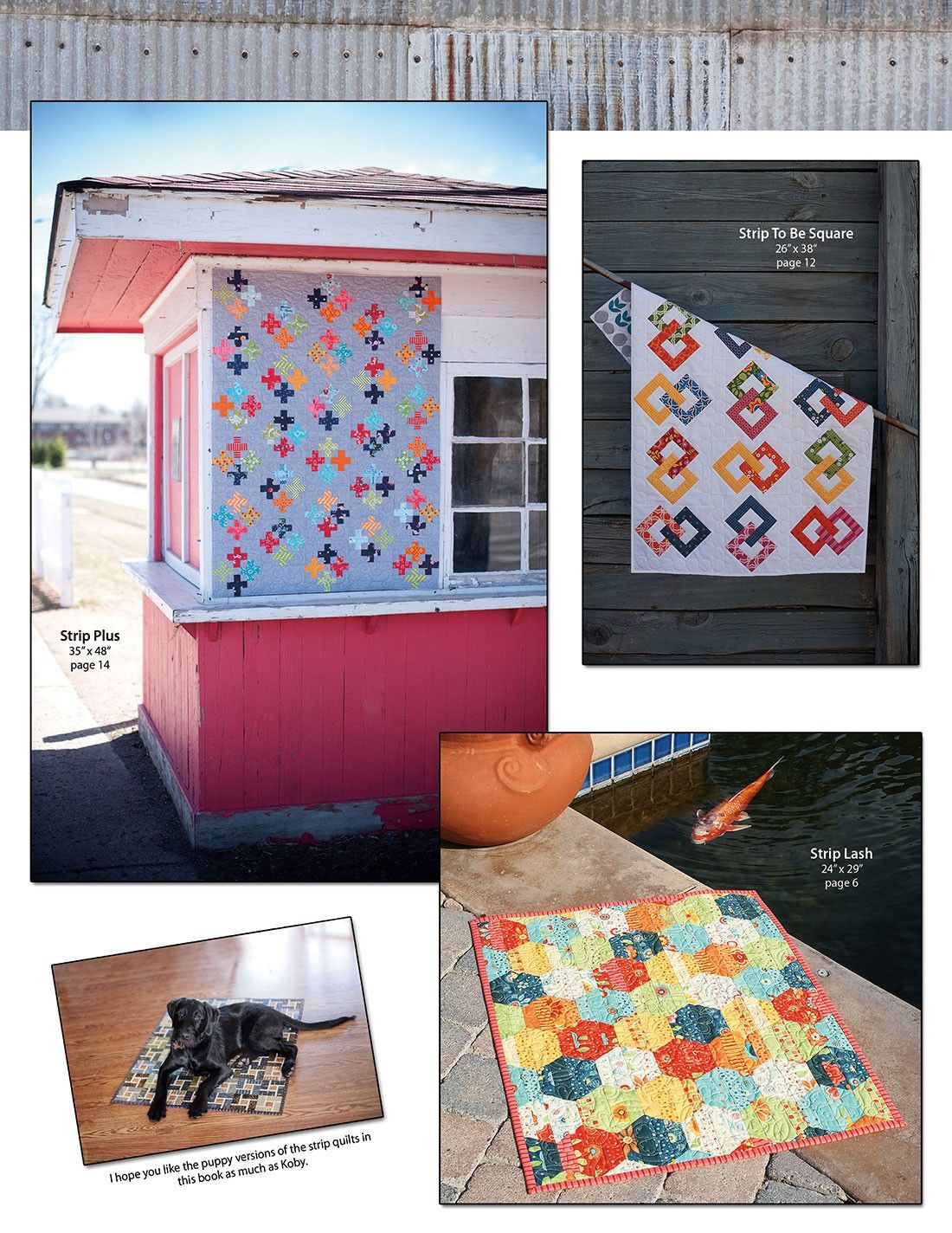 Stripology 2 Quilt Pattern Book by Gudrun Erla of G.E. Designs