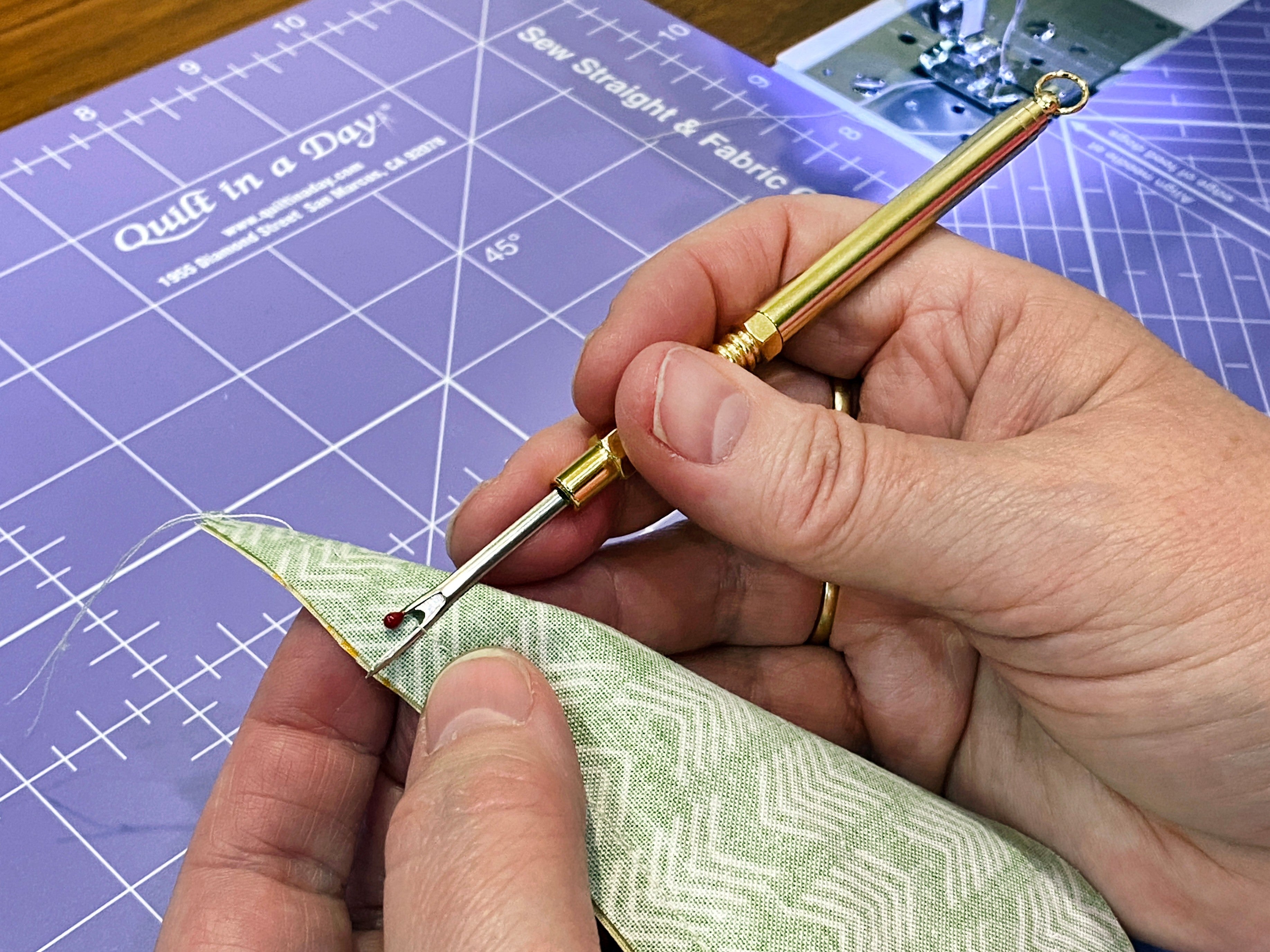 Brass Seam Ripper Sewing Tool by Quilt In A Day
