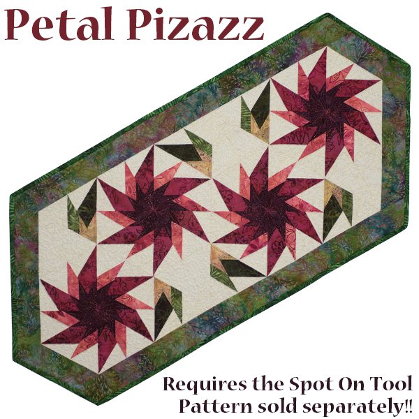 Spot On Tool for Accurate Hexagons and Triangles by Cheryl Phillips of Phillips Fiber Art