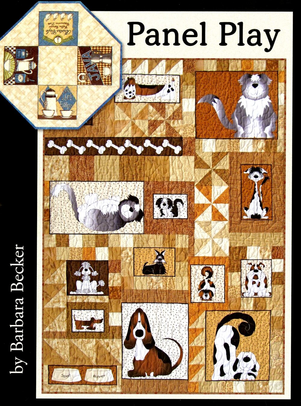 Panel Play Quilt Pattern Book by Barbara Becker of Cozy Quilt Designs