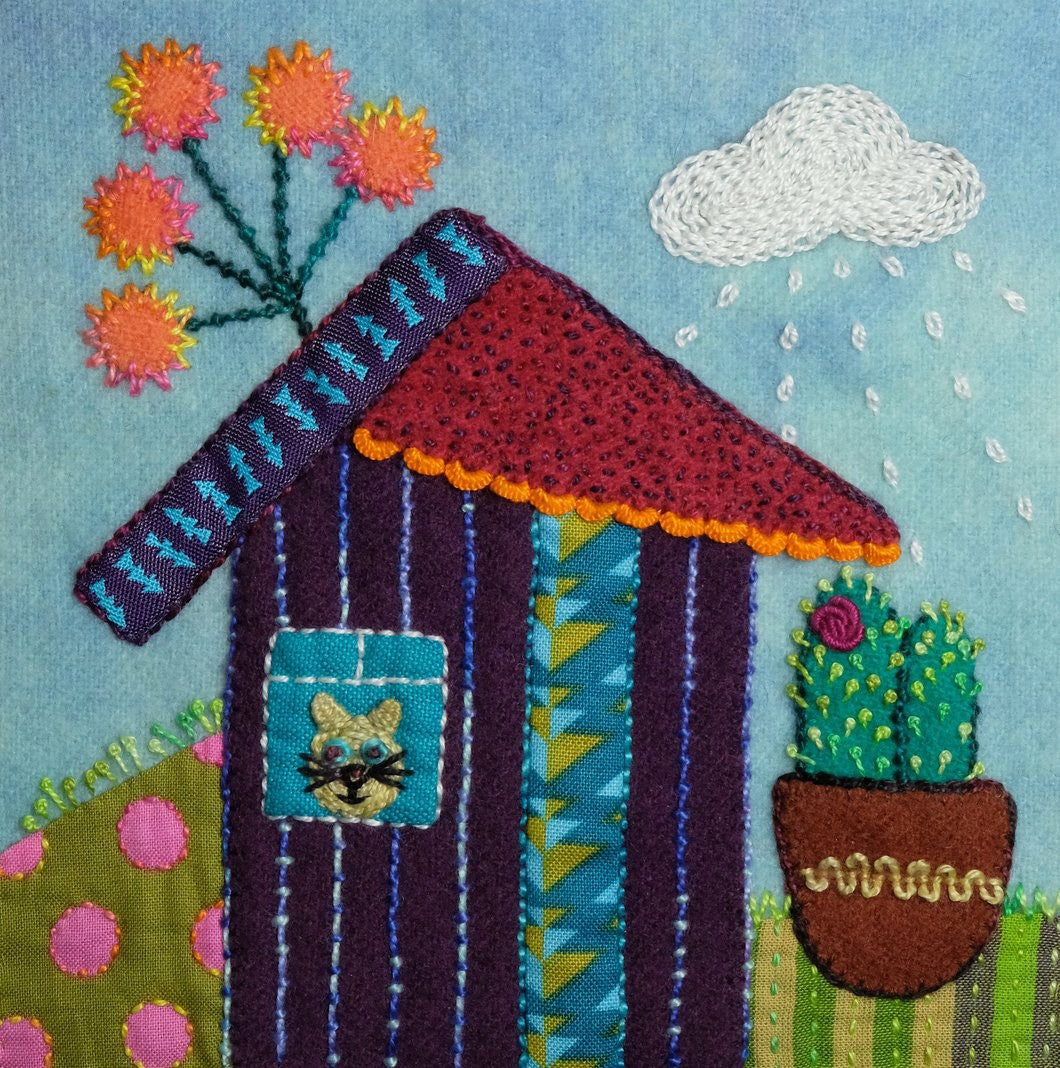 Homegrown - Applique, Embroidery, and Quilt Pattern Book by Sue Spargo of Folk Art Quilts