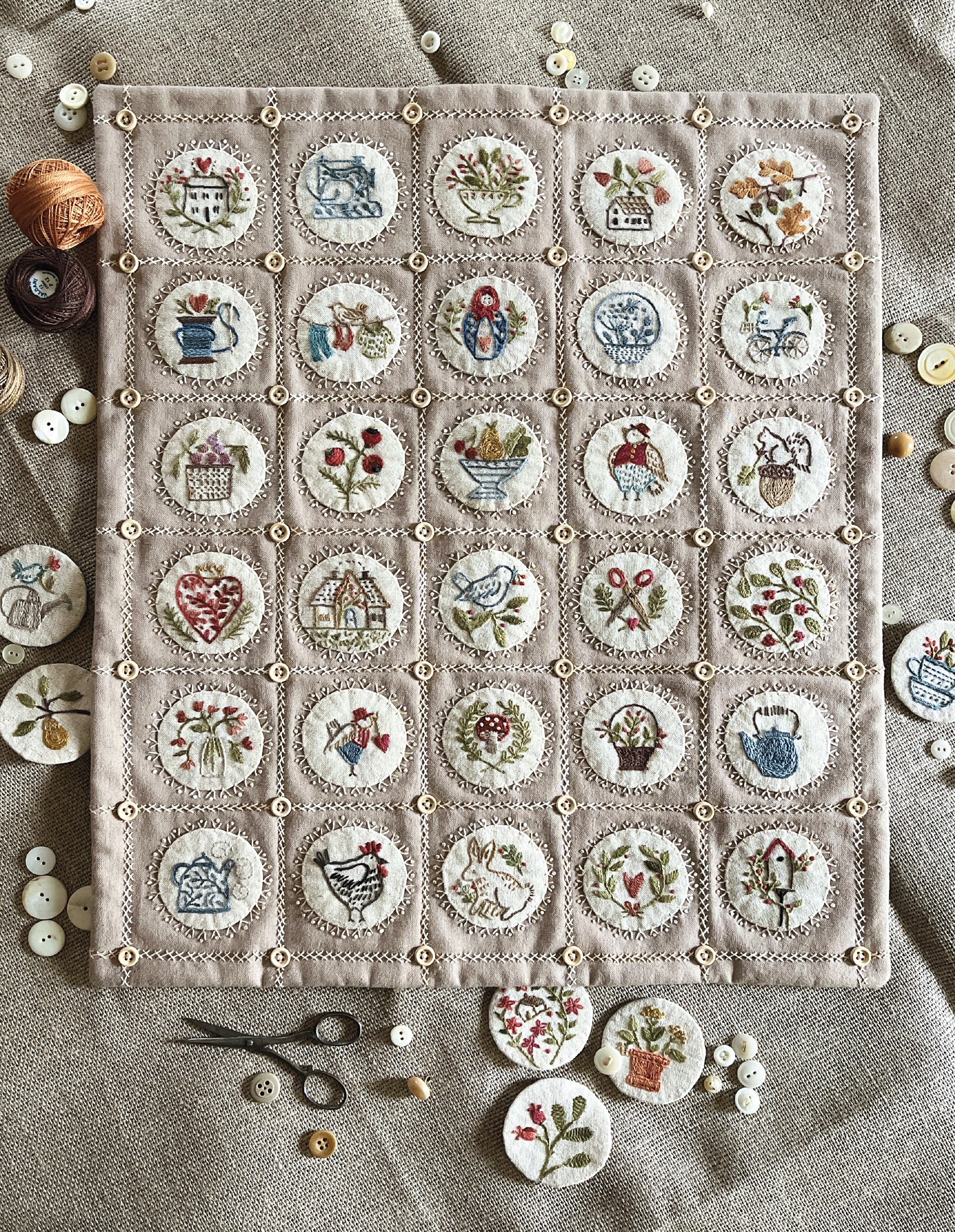 Simply Sweet 64 Miniature Hand Embroidery Designs Book by Kathy Schmitz