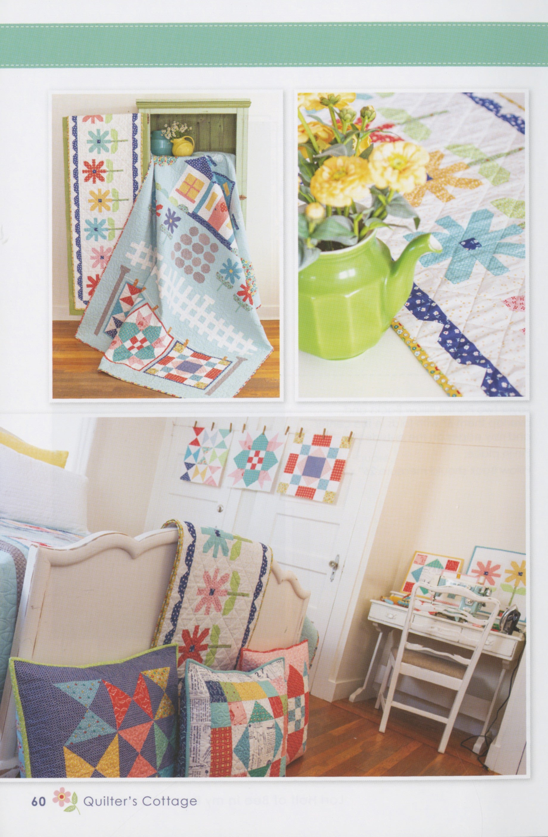 Quilter's Cottage Quilt Pattern Book by Lori Holt for It's Sew Emma