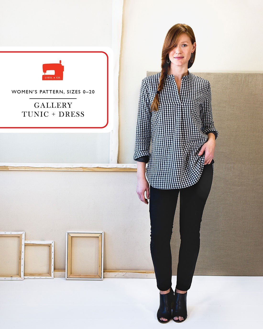 Gallery Tunic and Dress Sizes 0 - 20 Sewing Pattern by Liesl Gibson of Liesl and Co.