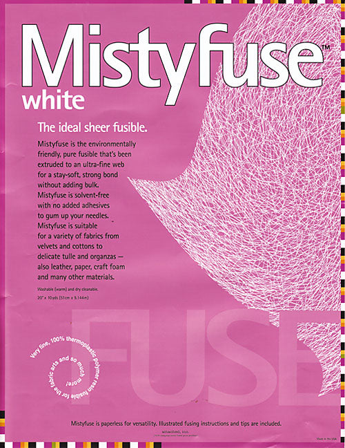 Mistyfuse White 20 Inch X 10 Yards