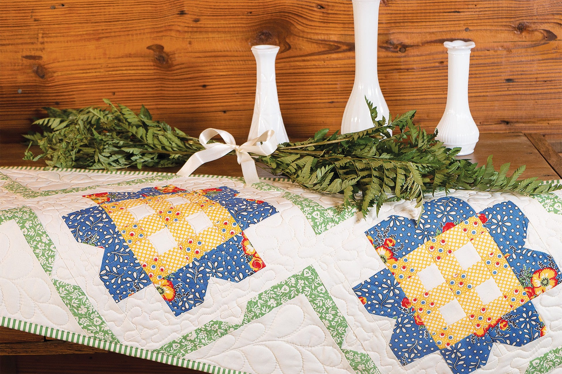 Tablerunner Bliss Quilt Pattern Book by Sherri Falls For It's Sew Emma