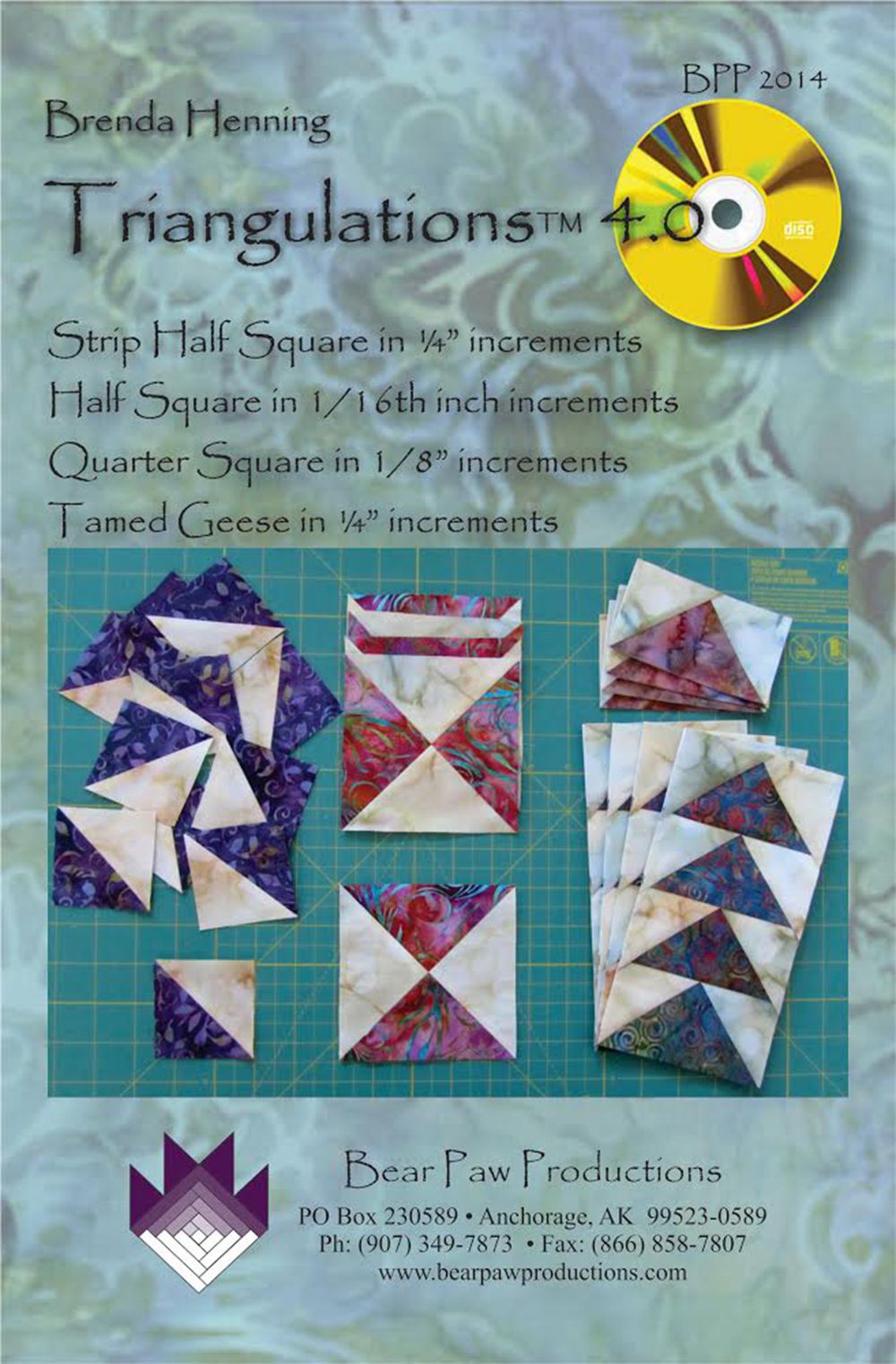 Triangulations 4.0 Quilting Software by Brenda Henning of Bear Paw Productions