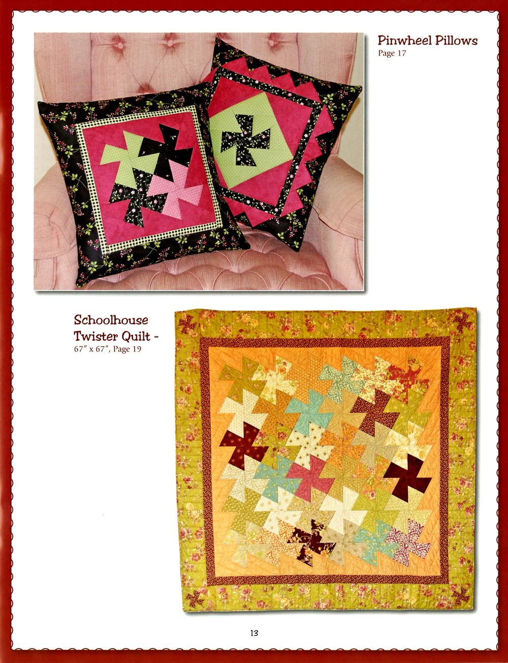 Let's Twist Quilt Pattern Book by Marsha Bergren for Twister Sisters