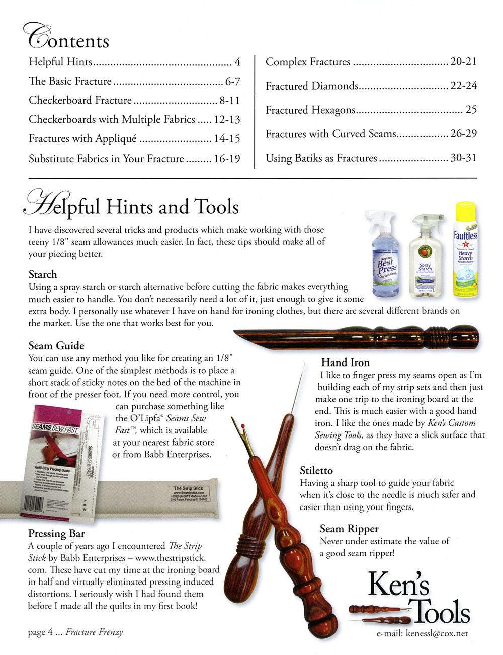 Fracture Frenzy Quilt Pattern Book by Brenda Esslinger of Ashton Publications