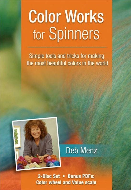 Color Works For Spinners Video on DVD with Deb Menz for Interweave