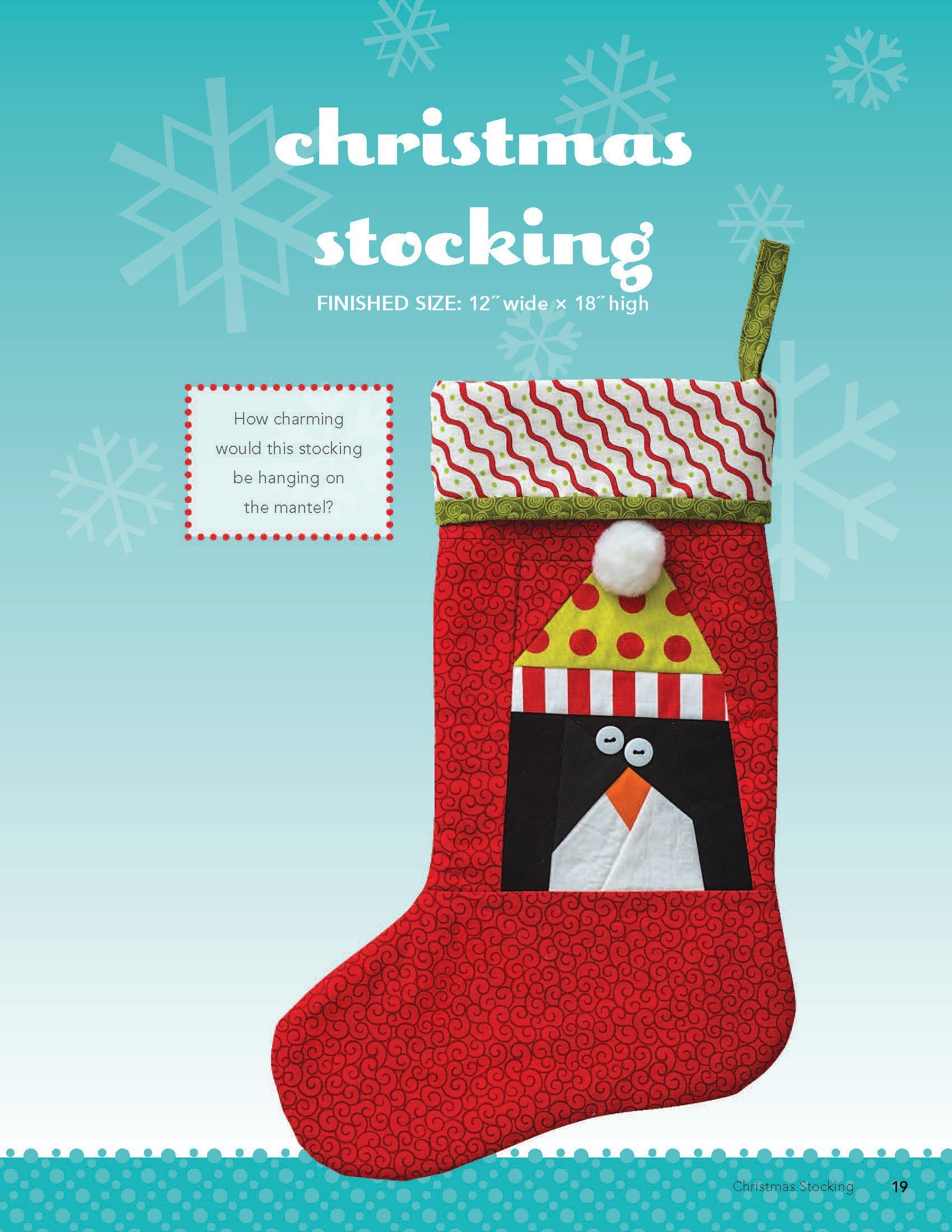 Sew Yourself A Merry Little Christmas Quilt Pattern Book by Mary Hertel for C&T Publishing