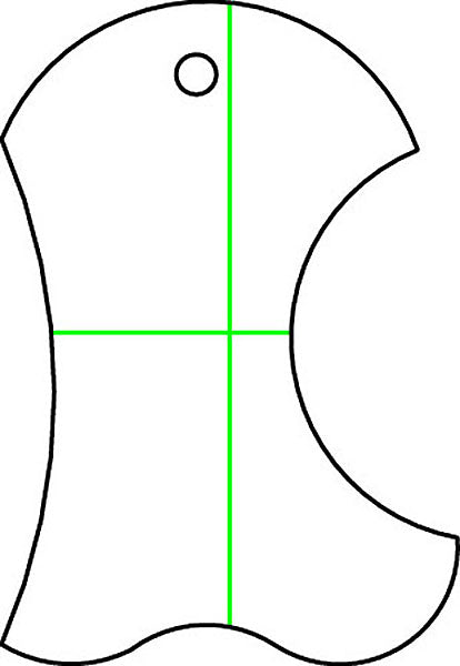 Mini 4-in-1 - 4-1/4-Inch x 6-1/4-Inch Longarm Machine Quilting Templates by Quilter's Rule