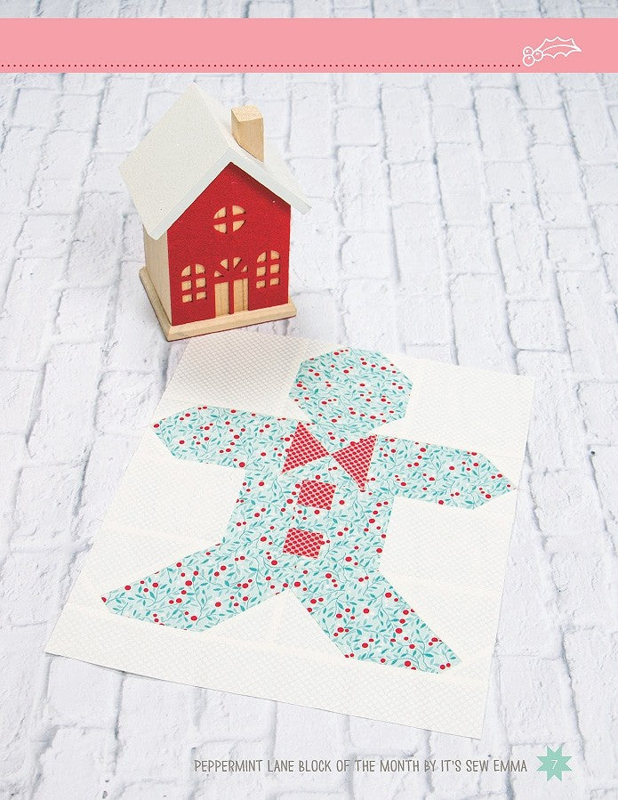 Peppermint Lane Quilt Pattern Book by Kimberly Jolly for It's Sew Emma - Dings & Dents