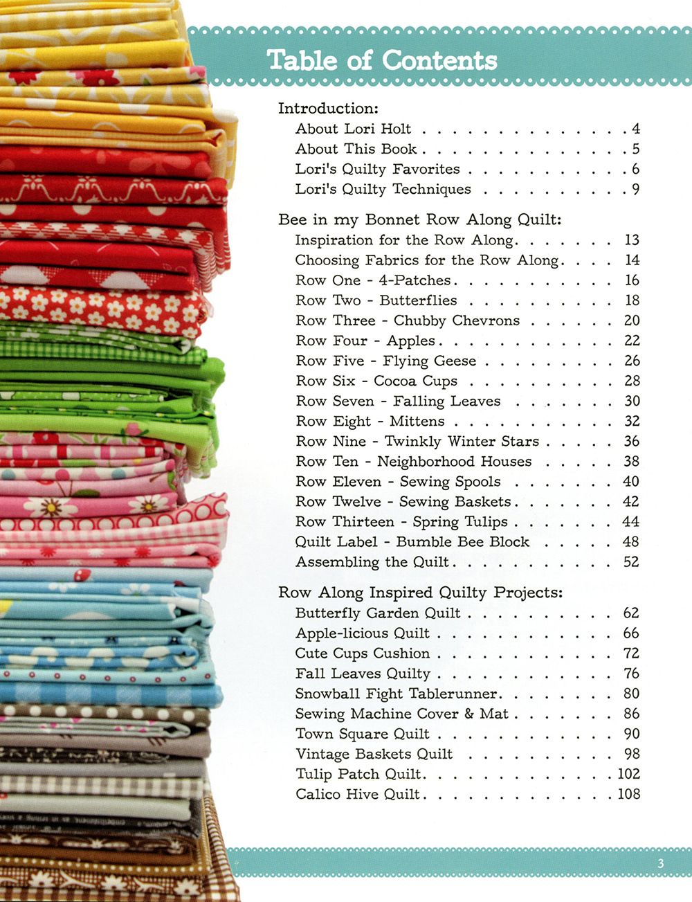 Quilty Fun Quilt Pattern Book by Lori Holt for It's Sew Emma