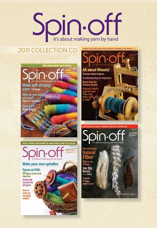 Spin-Off Magazine (Making Yarn By Hand) 2011 Collection Issues on CD