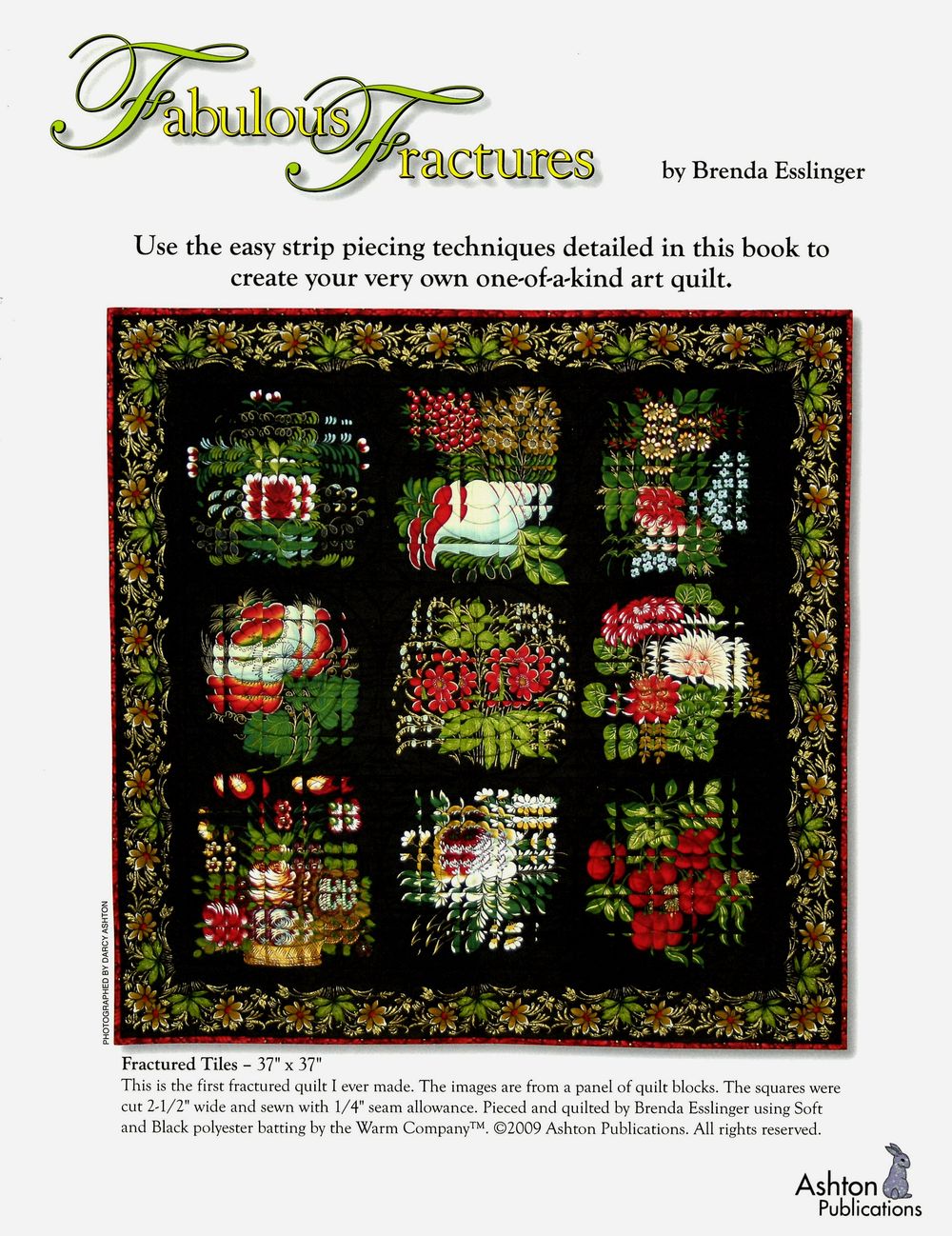 Fabulous Fractures Quilt Pattern Book by Brenda Esslinger of Ashton Publications