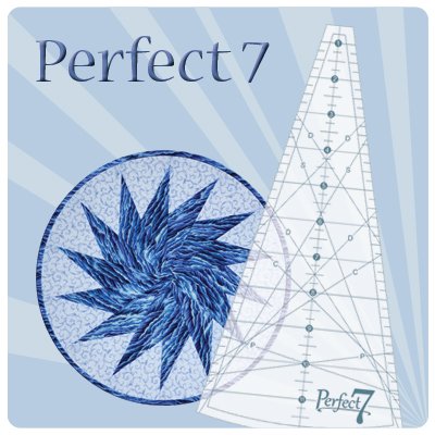 Perfect 7 Quilt Ruler by Cheryl Phillips of Phillips Fiber Art