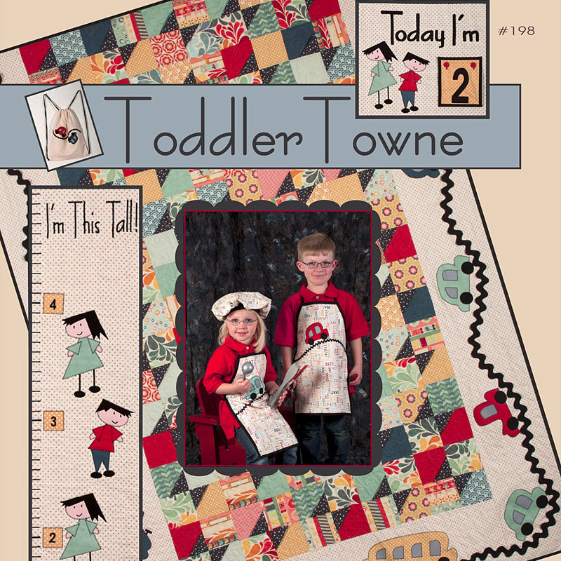 Toddler Towne Quilt Pattern Book by Susan Marth for Suzn Quilts