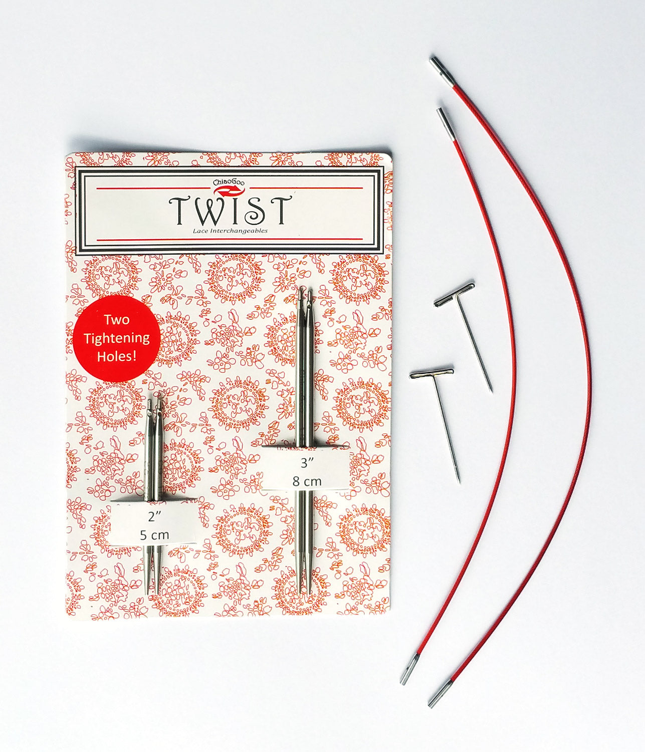 ChiaoGoo TWIST Shorties Combo Pack Including 2-Inch Tips, 3-Inch Tips, 5-Inch Cable, 6-Inch Cable, 2 Tightening Keys