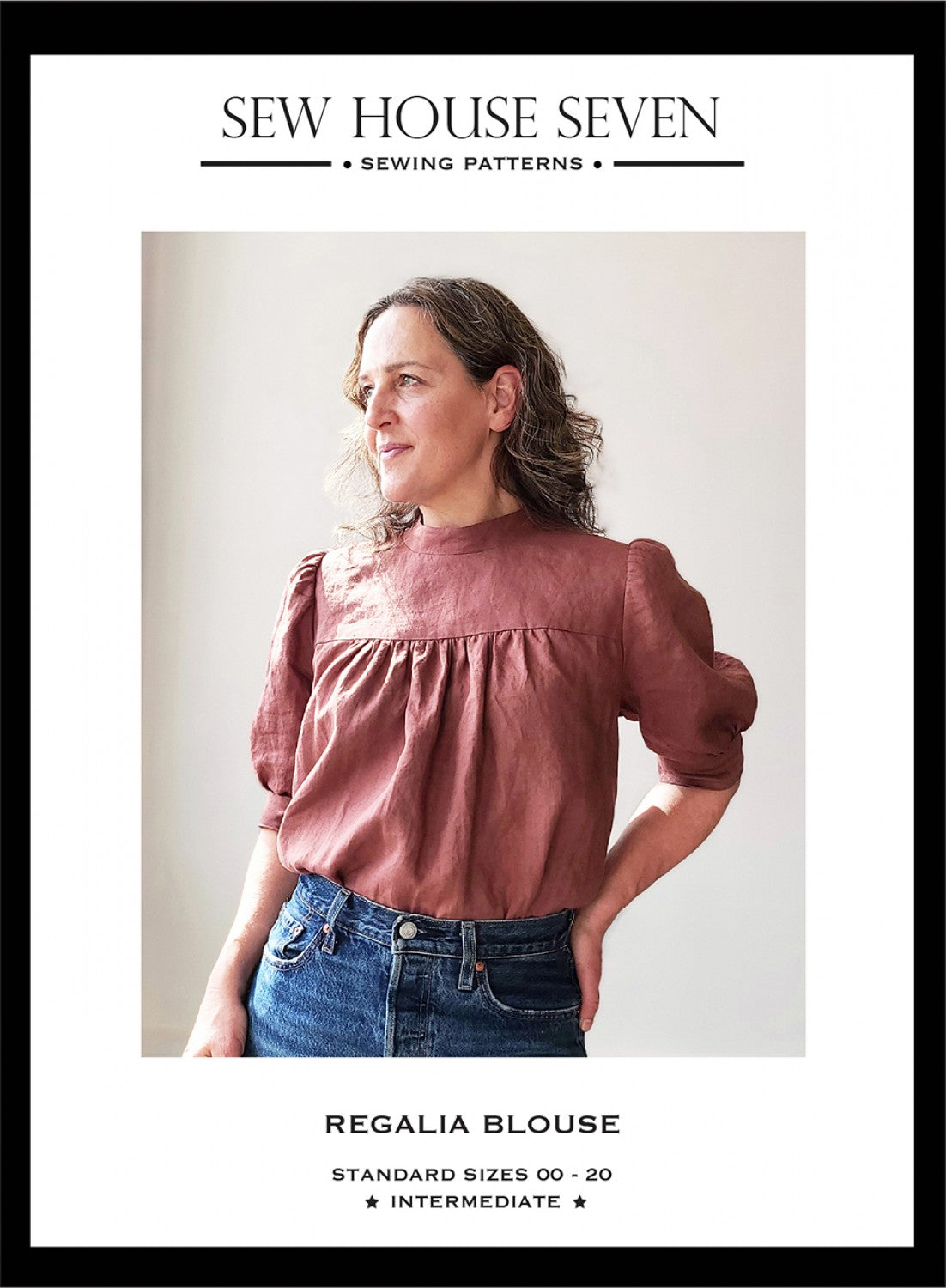 Regalia Blouse Standard 00 - 20 Sewing Pattern from Sew House Seven
