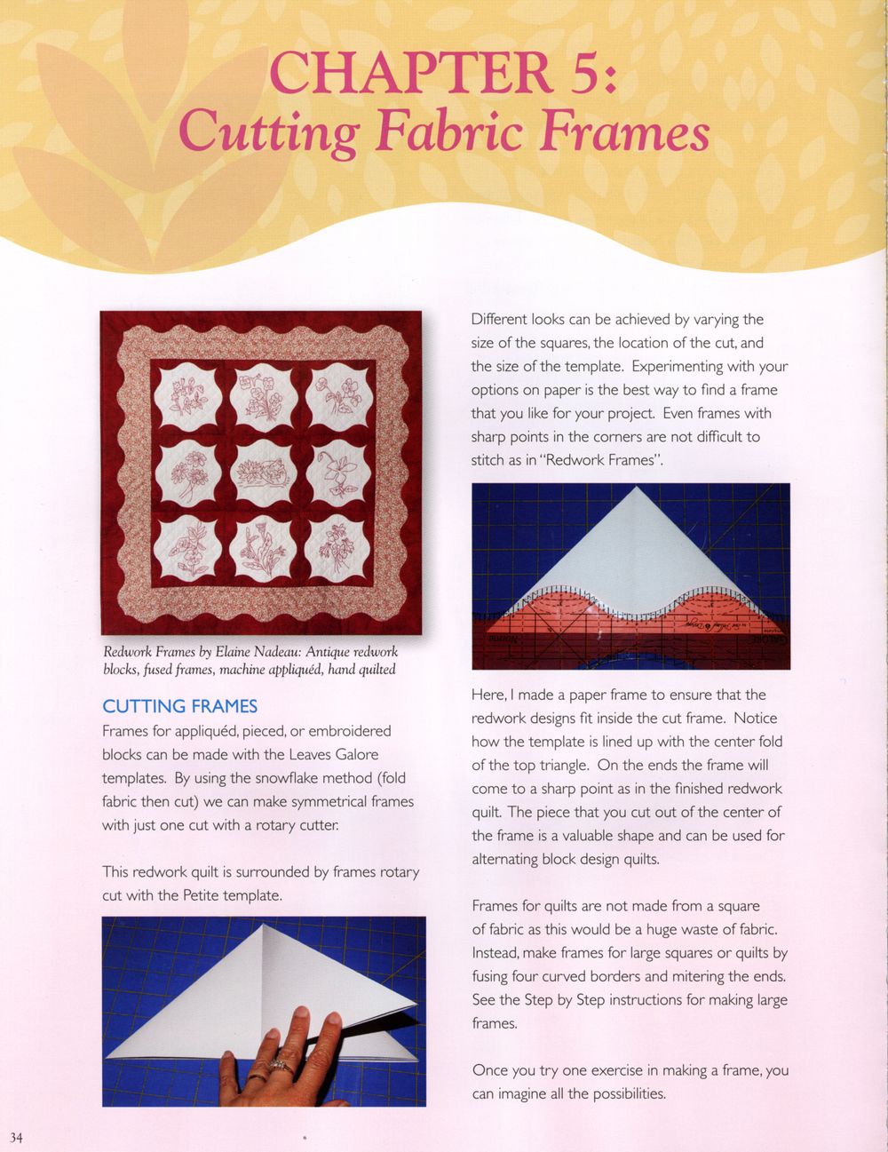 Rotary Cut Applique Using Leaves Galore Quilt Templates Quilt Book by Sue Pelland - Dings & Dents