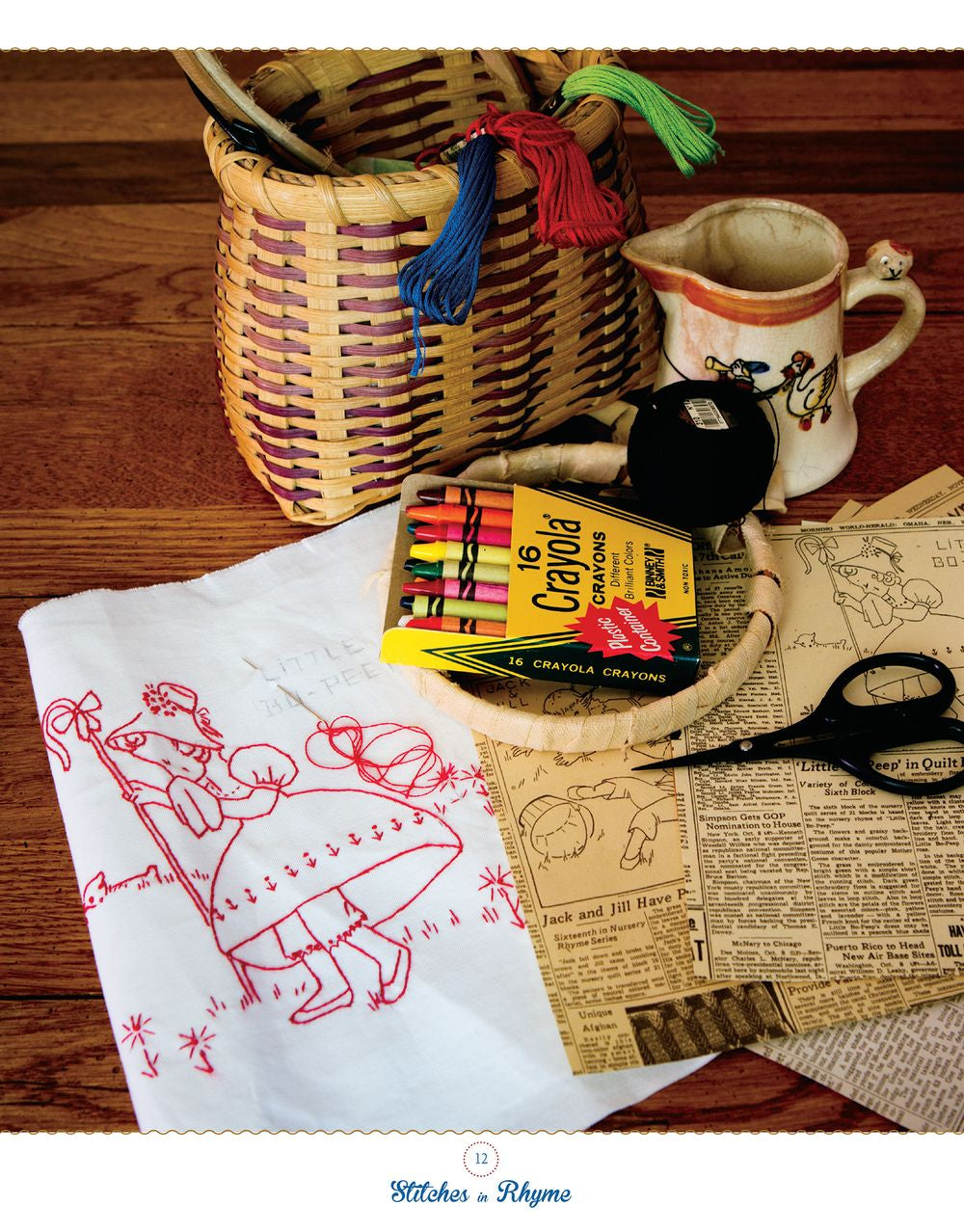 Stitches In Rhyme Quilt Pattern Book by Donna Di Natale for Kansas City Star Quilts