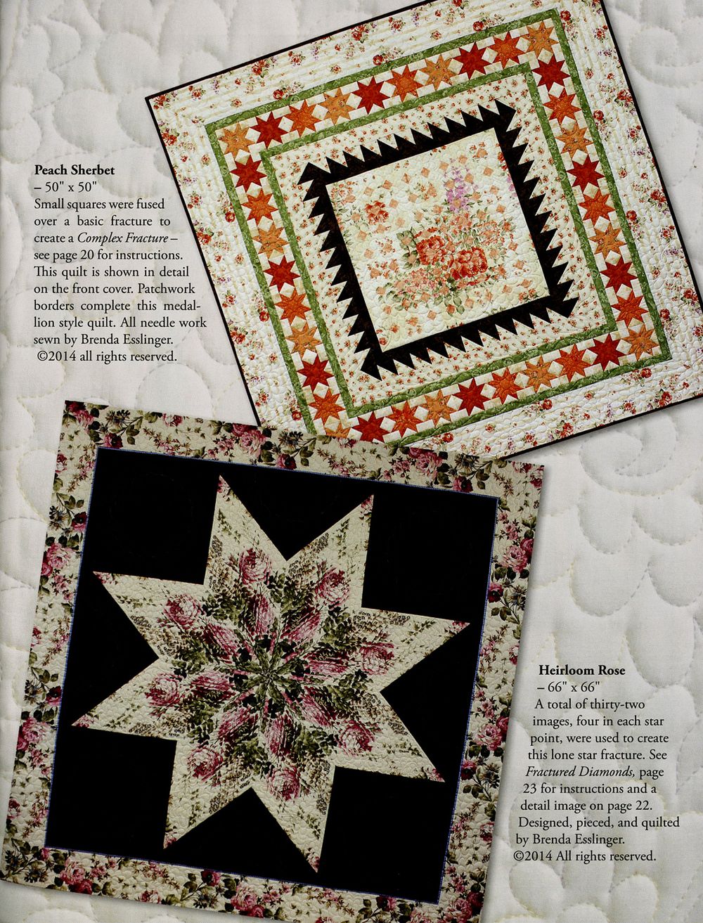 Fracture Frenzy Quilt Pattern Book by Brenda Esslinger of Ashton Publications