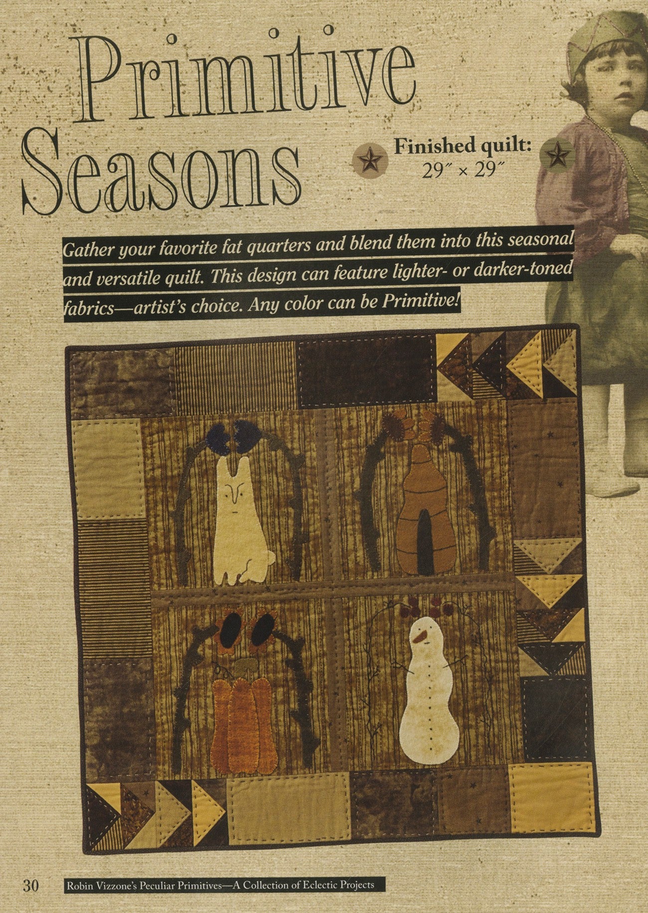 Robin Vizzone's Peculiar Primitives: A Collection of Eclectic Projects for Kansas City Star Quilts