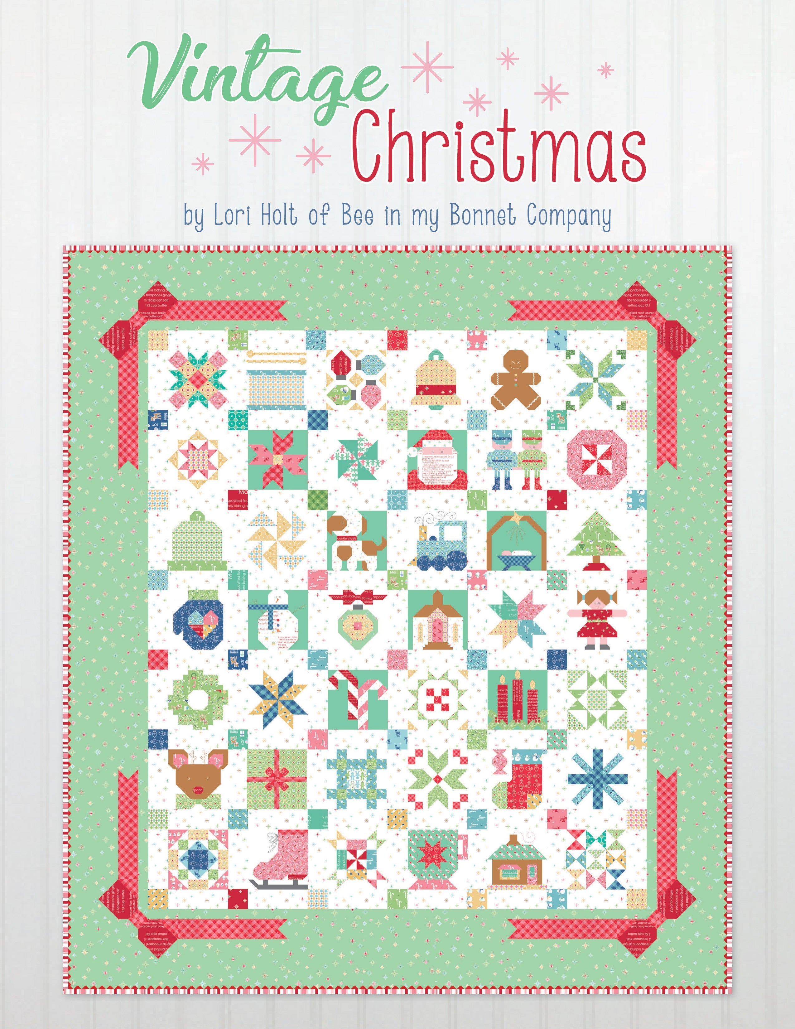 Vintage Christmas Quilt Pattern Book by Lori Holt for It's Sew Emma - Dings & Dents