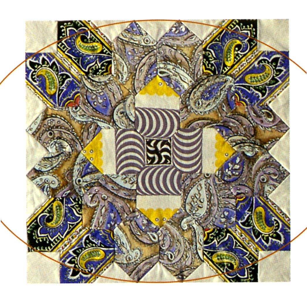 Lucy Boston Patchwork of the Crosses Quilt Book by Linda Franz of Inklingo - Dings & Dents