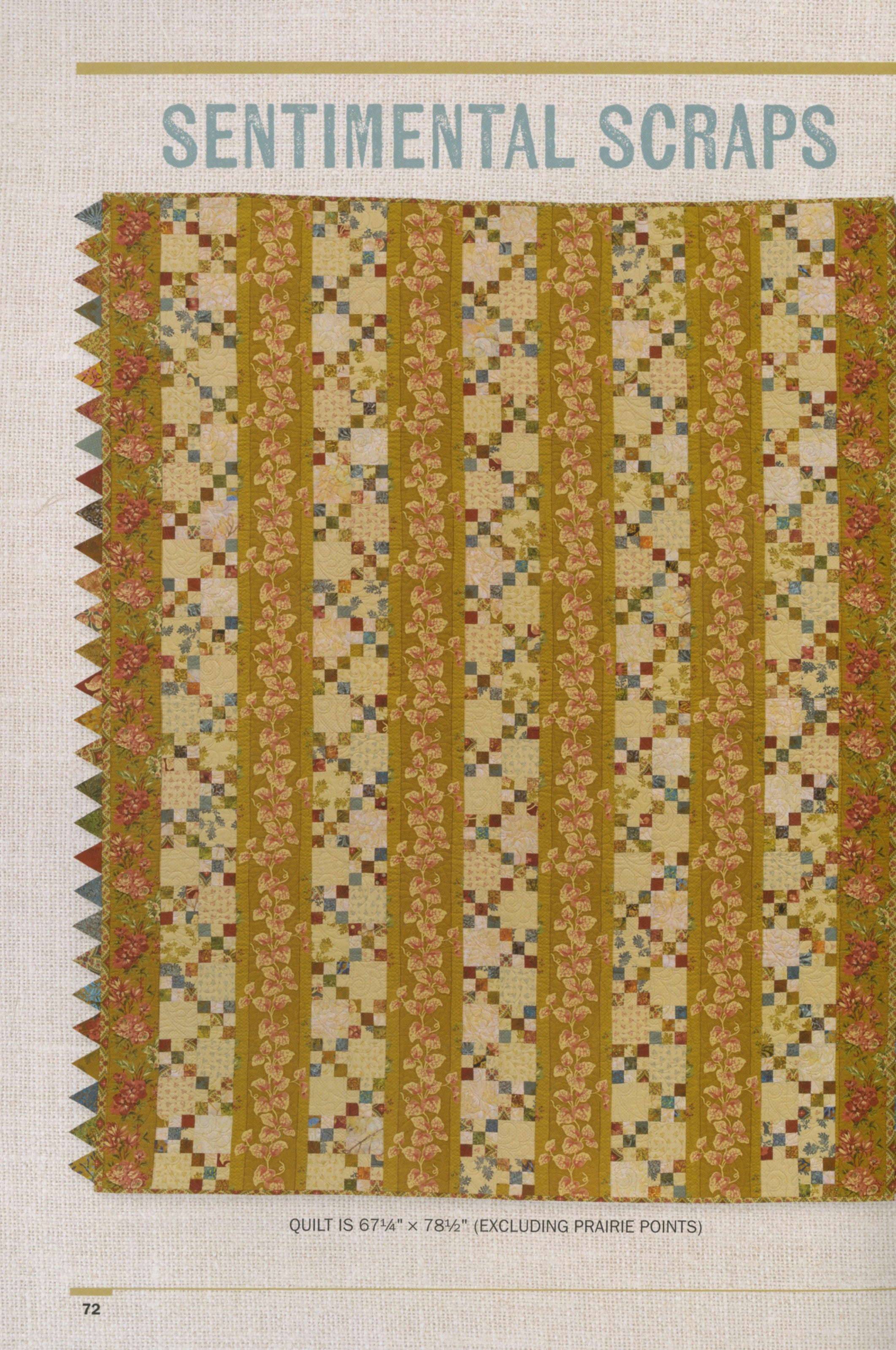 Patches of Scraps Quilt Book by Edyta Sitar of Laundry Basket Quilts