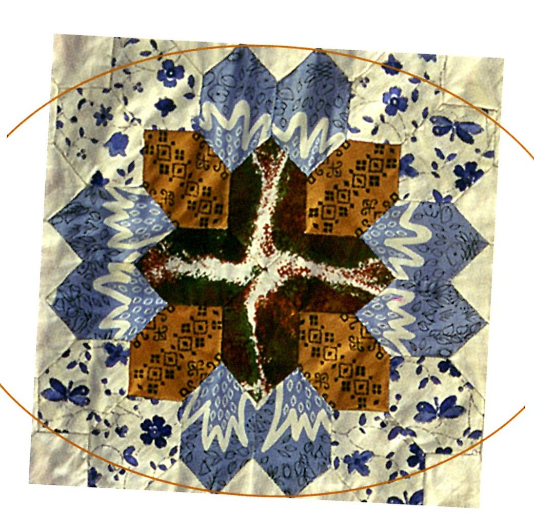 Lucy Boston Patchwork of the Crosses Quilt Book by Linda Franz of Inklingo - Dings & Dents