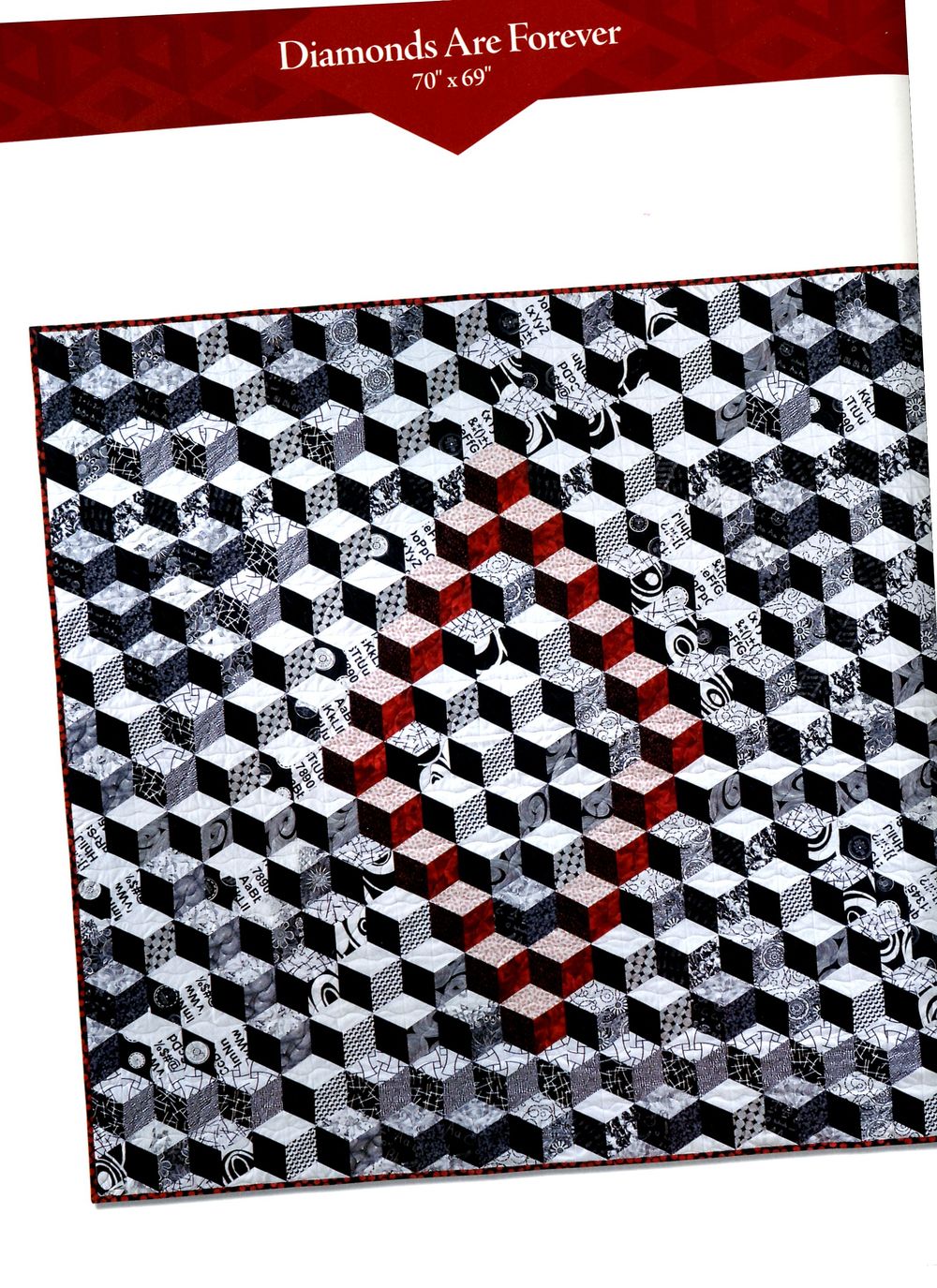 Abc 3-D Tumbling Blocks and More Quilt Pattern Book by Marci Baker for C&T Publishing