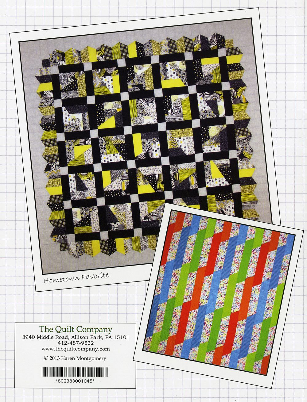 Scrap Crazy Play Quilt Pattern Book by Karen Montgomery of The Quilt Company