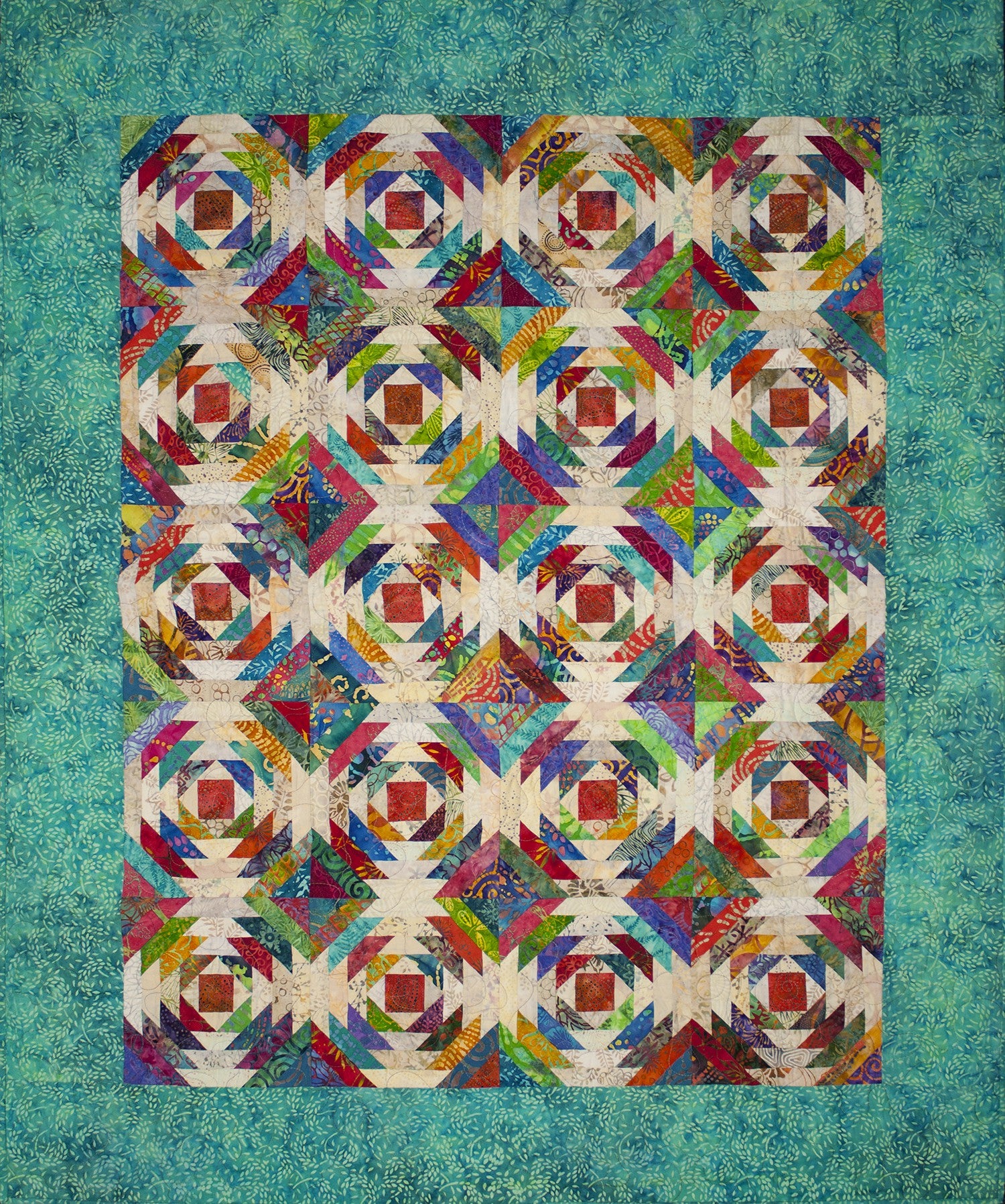 Tropical Fruit Quilt Pattern by Jean Ann Wright for Cut Loose Press