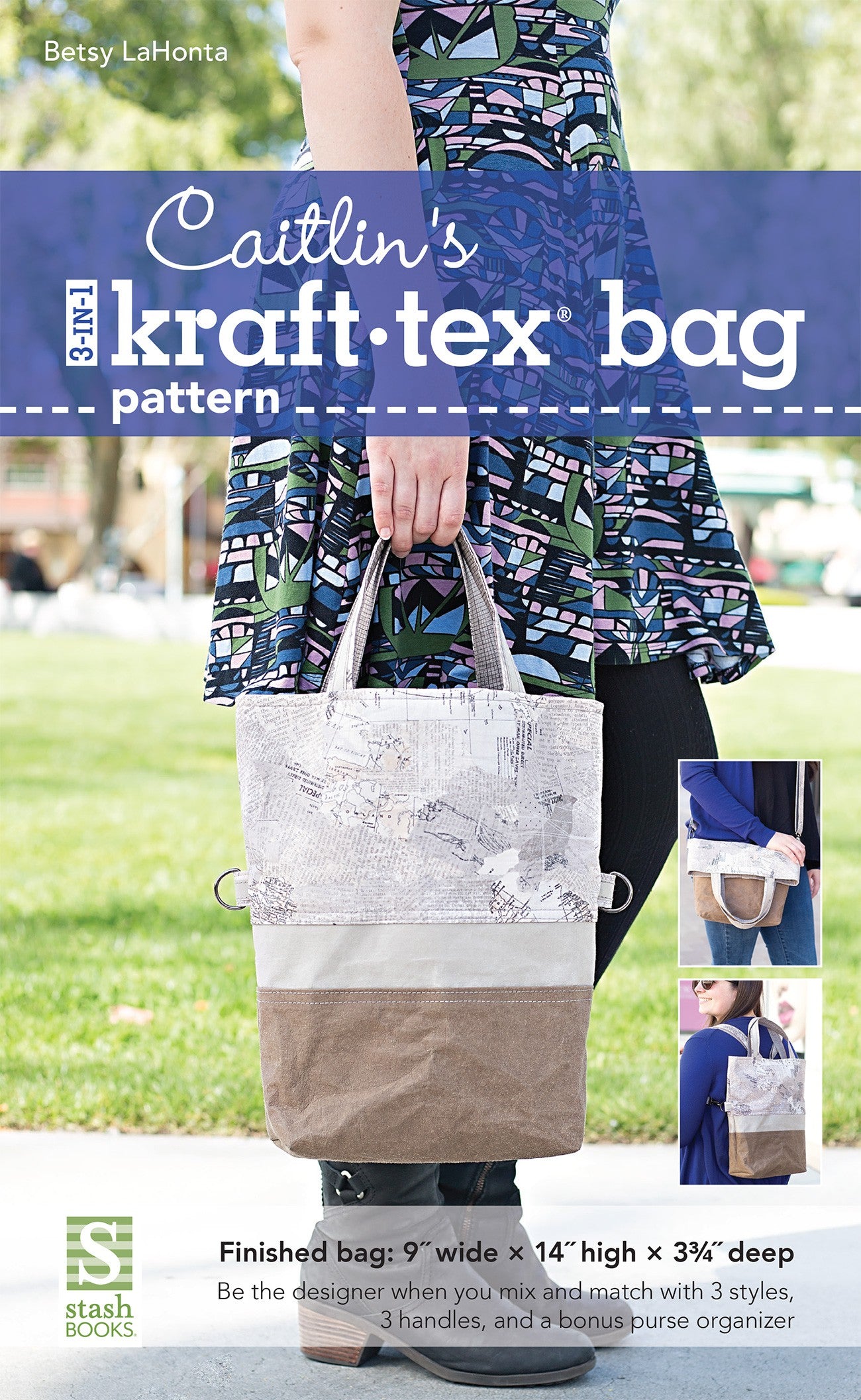 Caitlin's 3-in-1 Kraft-tex Bag Pattern