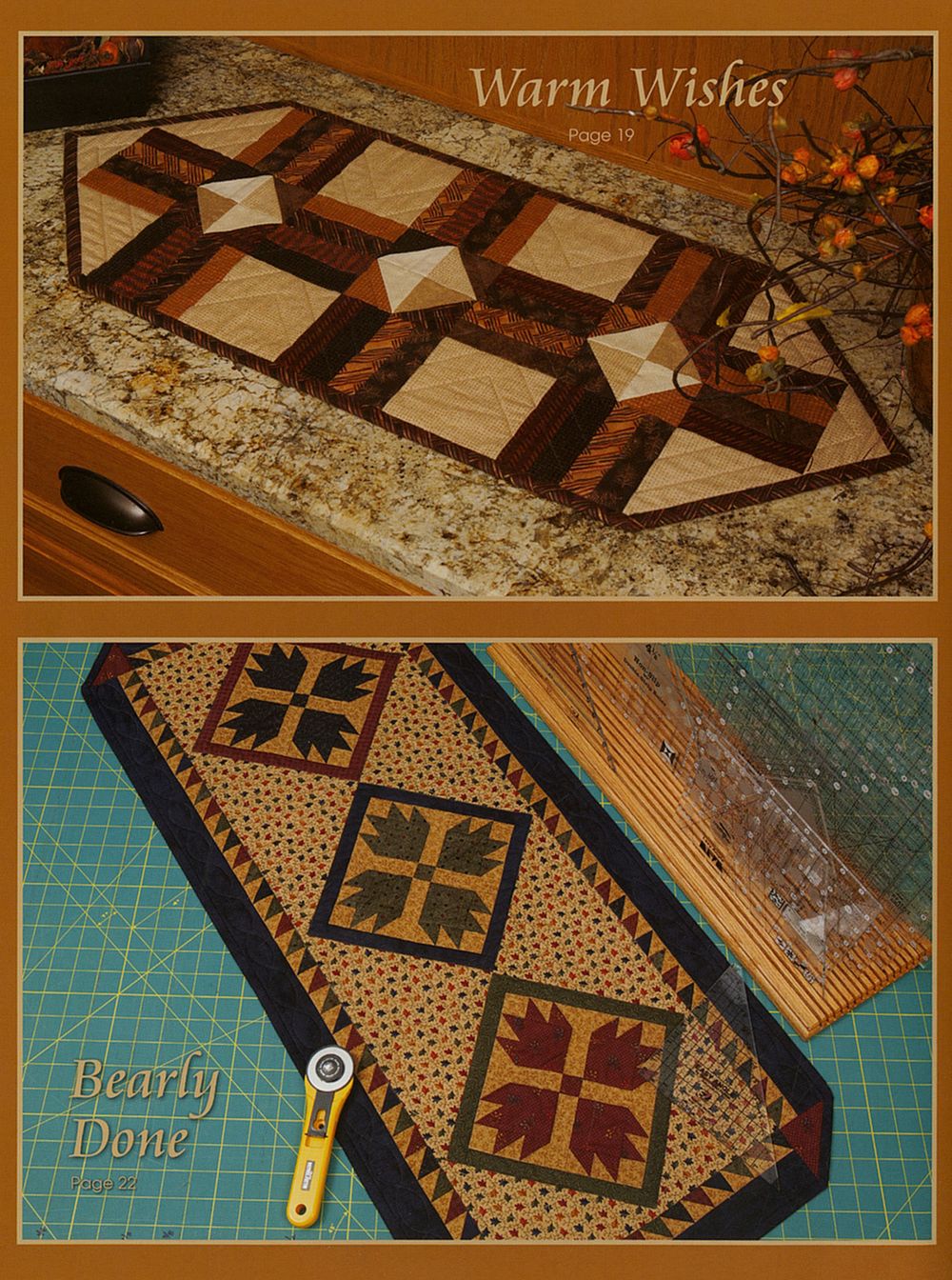 Runnerlicious Quilt Pattern Book by Kathryn Squibb of Gathering Friends