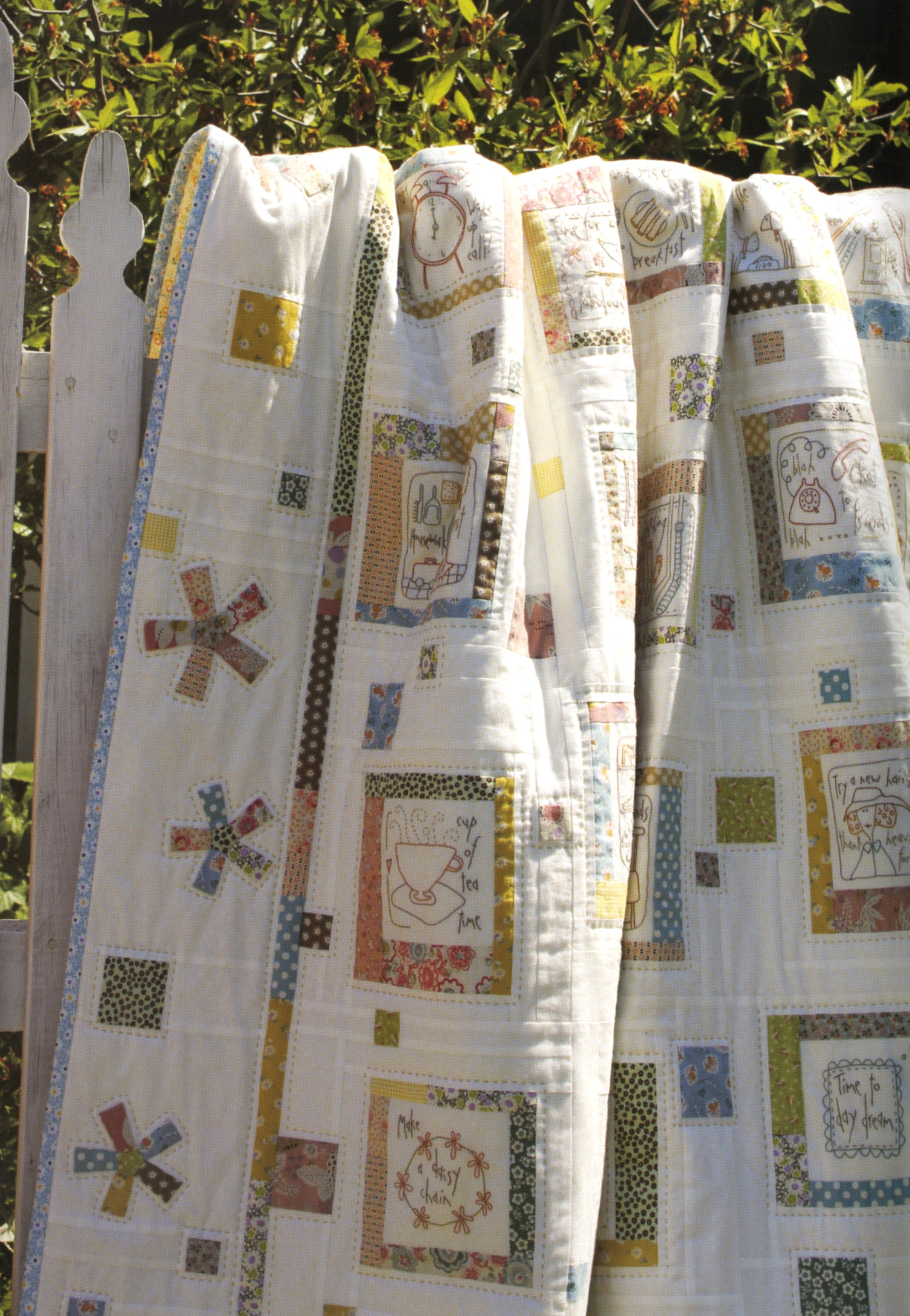 The Story of My Day Quilt Pattern Book by Anni Downs of Hatched and Patched