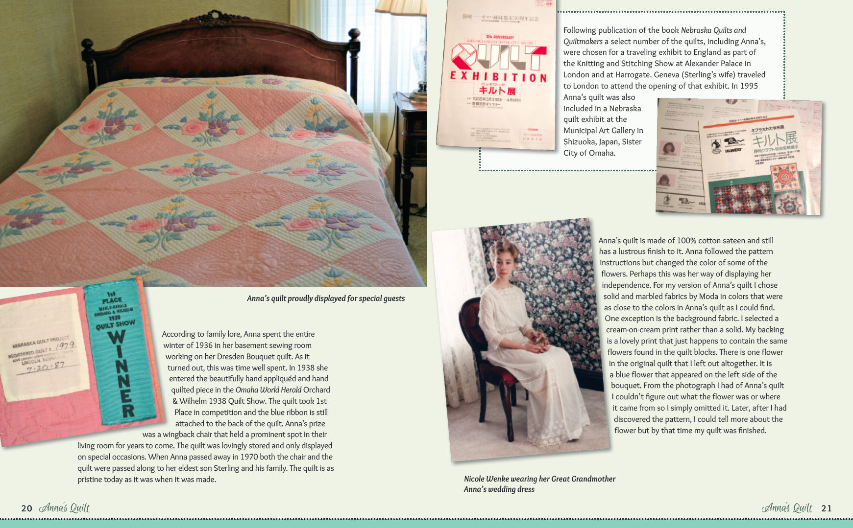 Anna's Quilt Pattern Book by Donna Di Natale for Kansas City Star Quilts