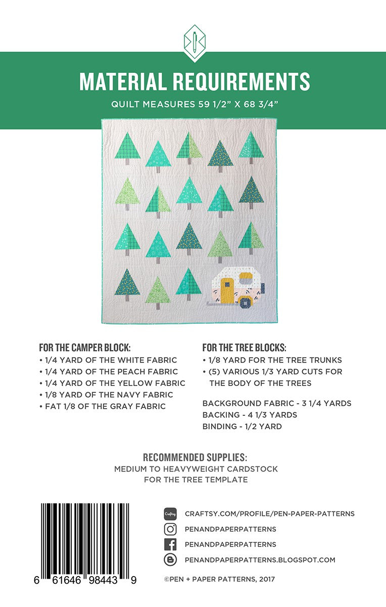 Up North Quilt Pattern by Lindsey Neill of Pen and Paper Patterns