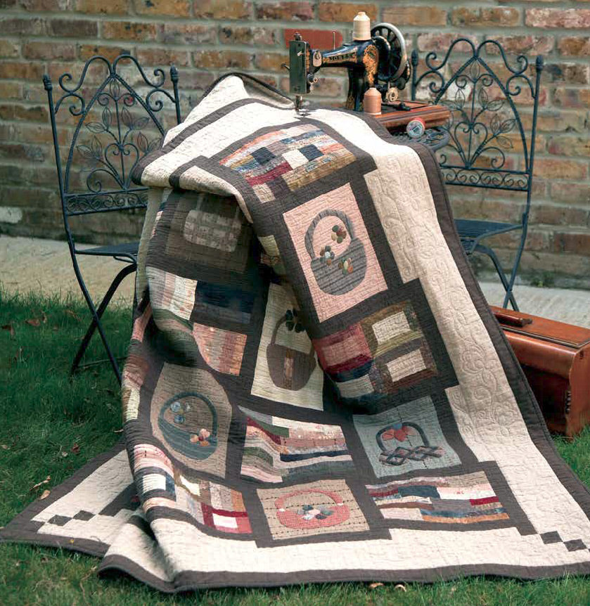 A Basketful Of Taupe Quilt Pattern Book by Kylie Irvine for Kansas City Star Quilts