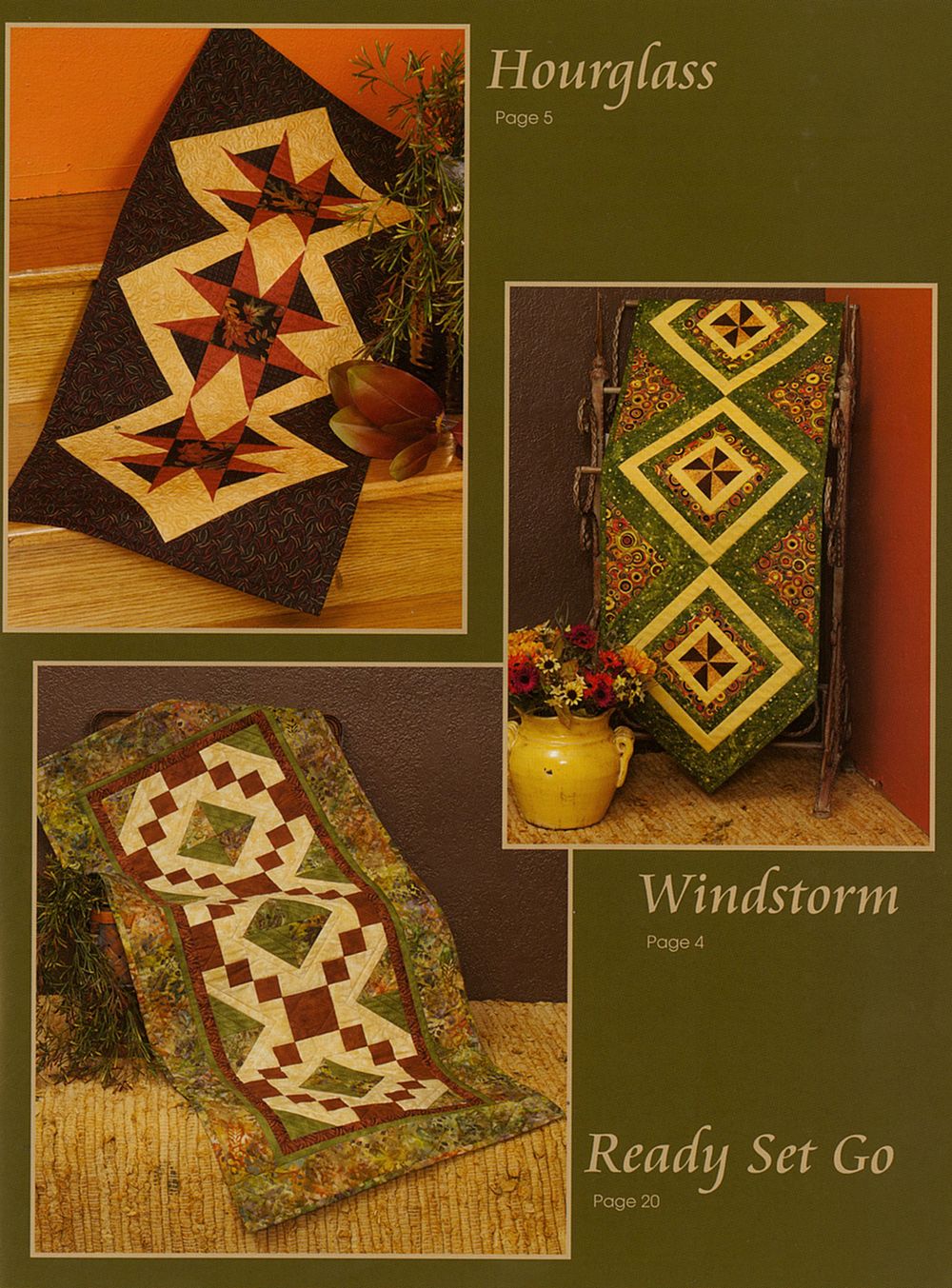 Runnerlicious Quilt Pattern Book by Kathryn Squibb of Gathering Friends